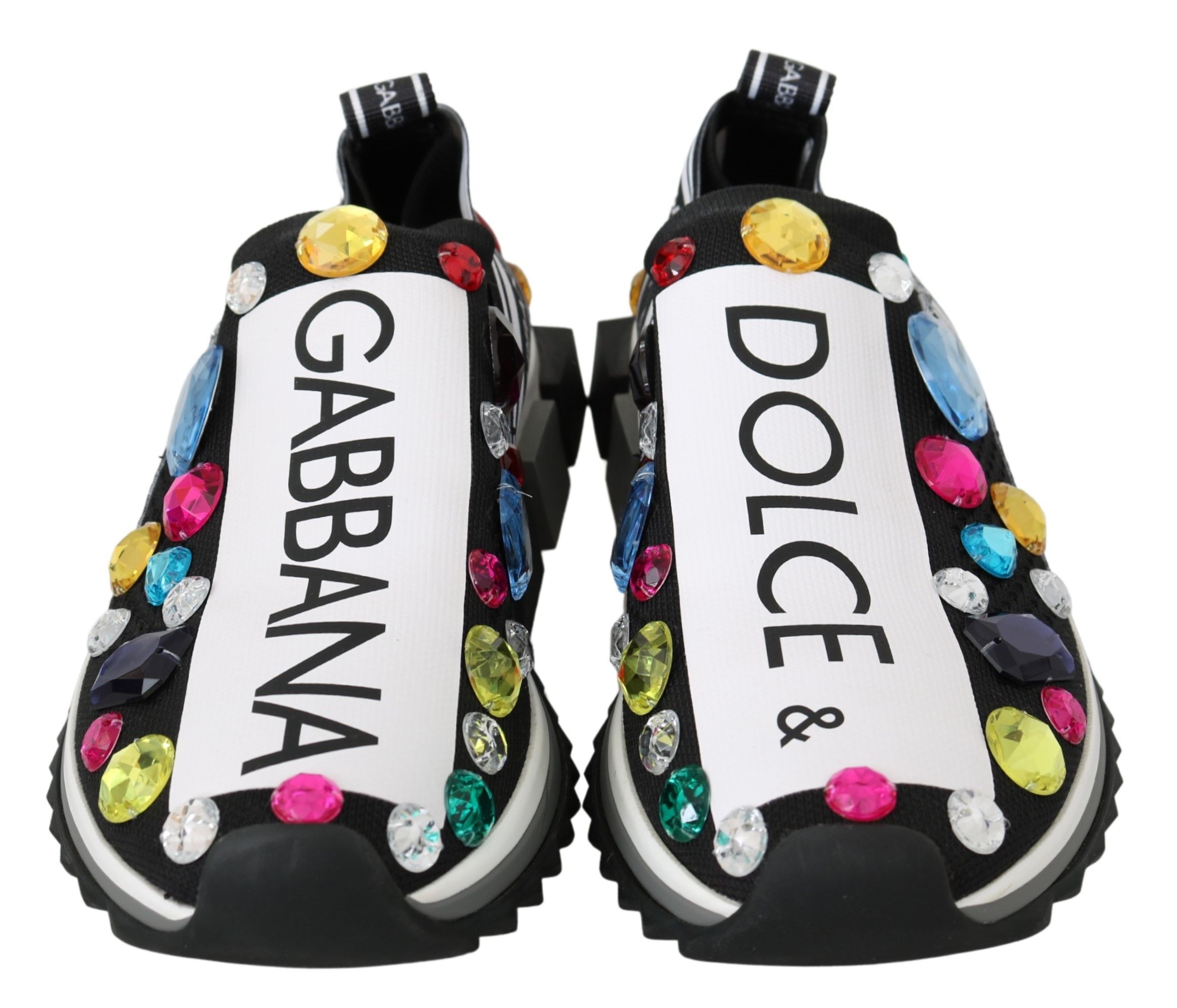Multicolor Crystal Sneakers Women's Shoes - Dolce & Gabbana - Modalova
