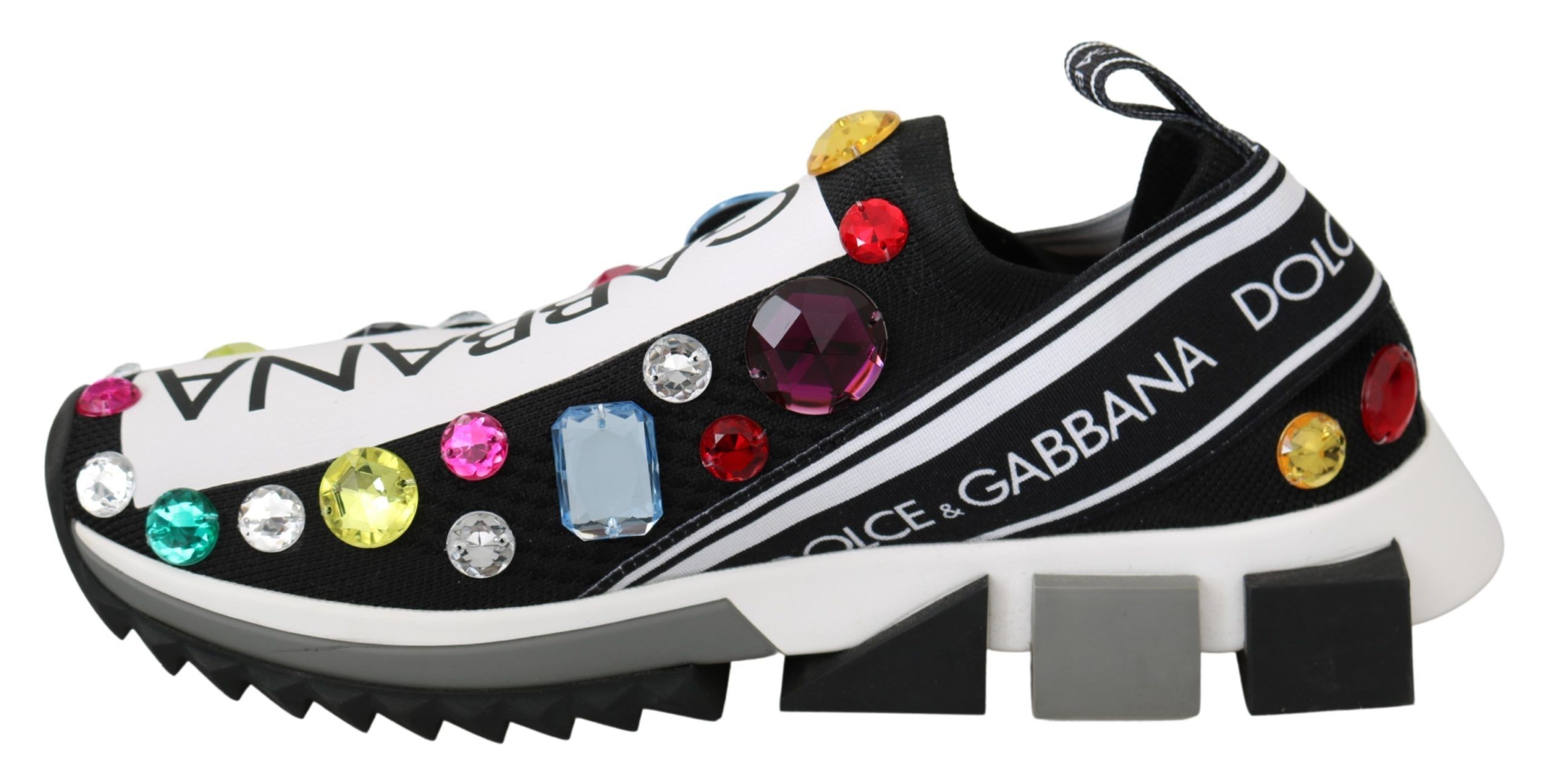 Multicolor Crystal Sneakers Women's Shoes - Dolce & Gabbana - Modalova