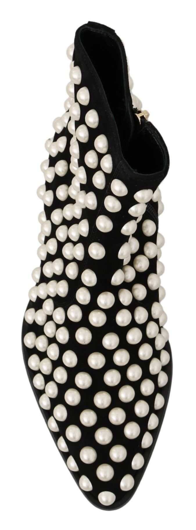 Suede Pearl Studs Boots Women's Shoes - Dolce & Gabbana - Modalova