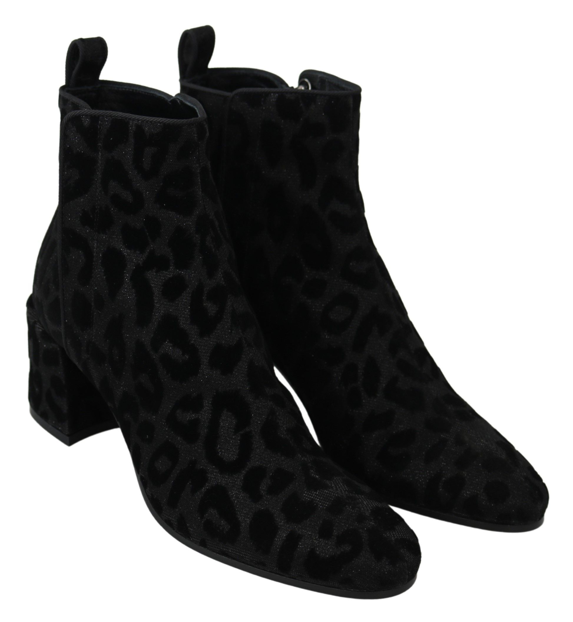 Leopard Short Boots Zipper Women's Shoes - Dolce & Gabbana - Modalova