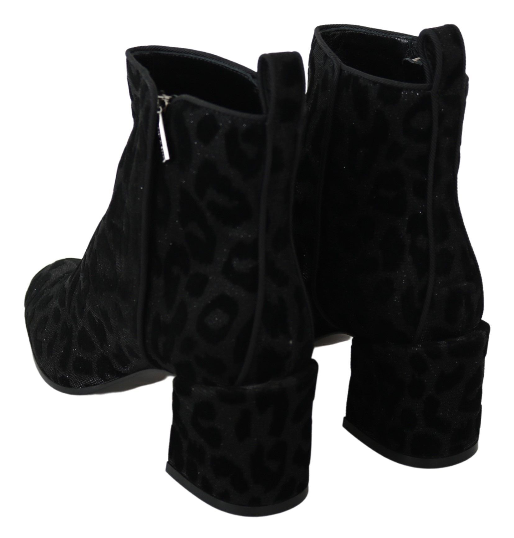 Leopard Short Boots Zipper Women's Shoes - Dolce & Gabbana - Modalova