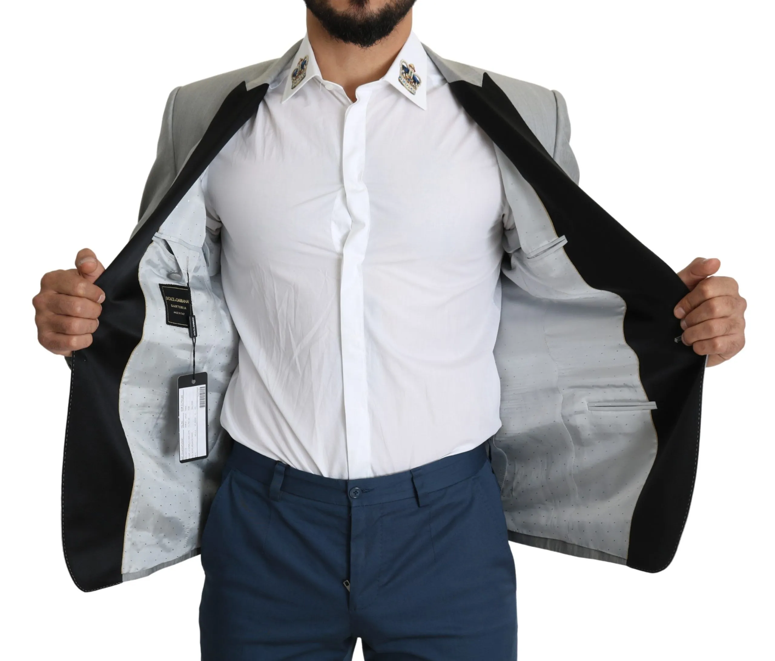 Light Single Breasted SARTORIA Men's Blazer - Dolce & Gabbana - Modalova