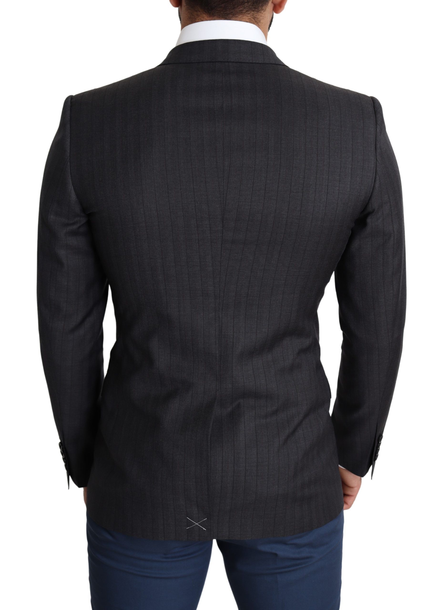 Wool Single Breasted Coat MARTINI Men's Blazer - Dolce & Gabbana - Modalova