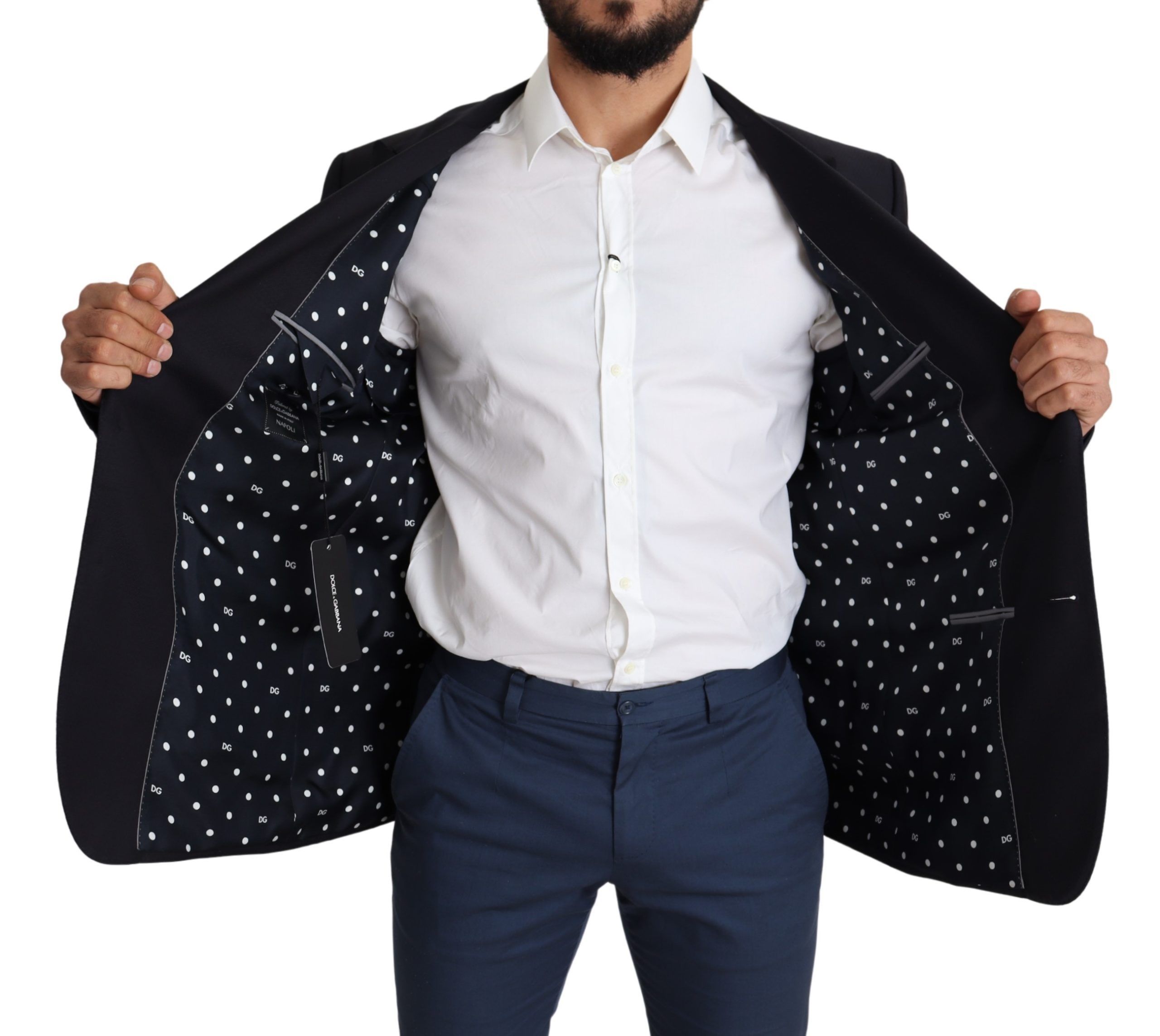 Wool Single Breasted NAPOLI Men's Blazer - Dolce & Gabbana - Modalova