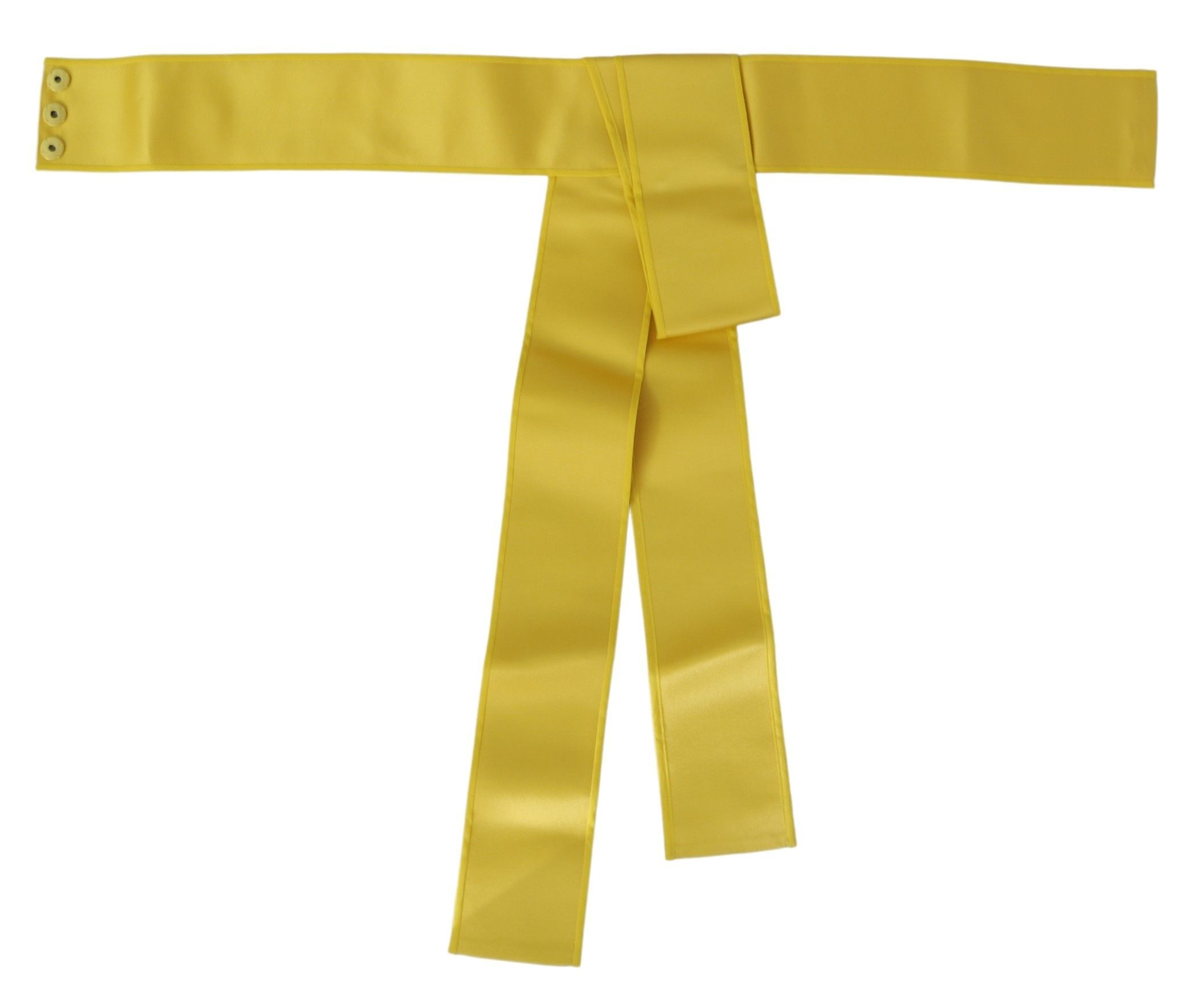 Wide Snap Button Closure Silk Women's Belt - Dolce & Gabbana - Modalova