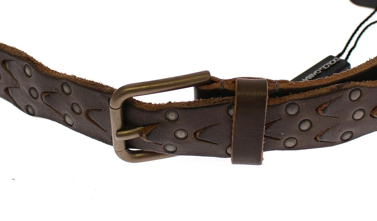 Leather Logo Cintura Gürtel Men's Belt - Dolce & Gabbana - Modalova