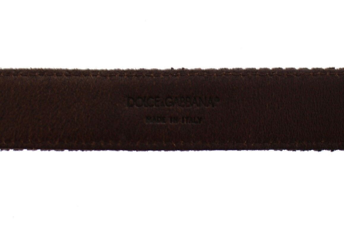 Leather Logo Cintura Gürtel Men's Belt - Dolce & Gabbana - Modalova