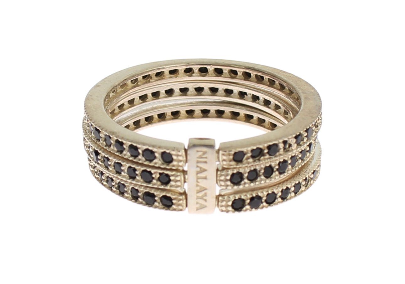 CZ 925 Sterling Silver Womens Ring - Nialaya - Modalova