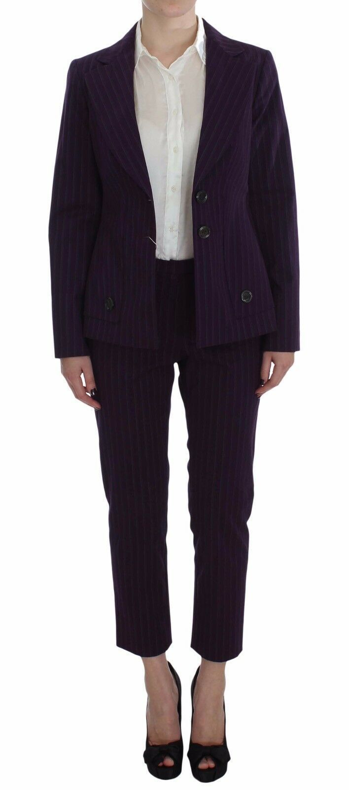 Striped Stretch Coat Blazer Pants Women's Suit - BENCIVENGA - Modalova