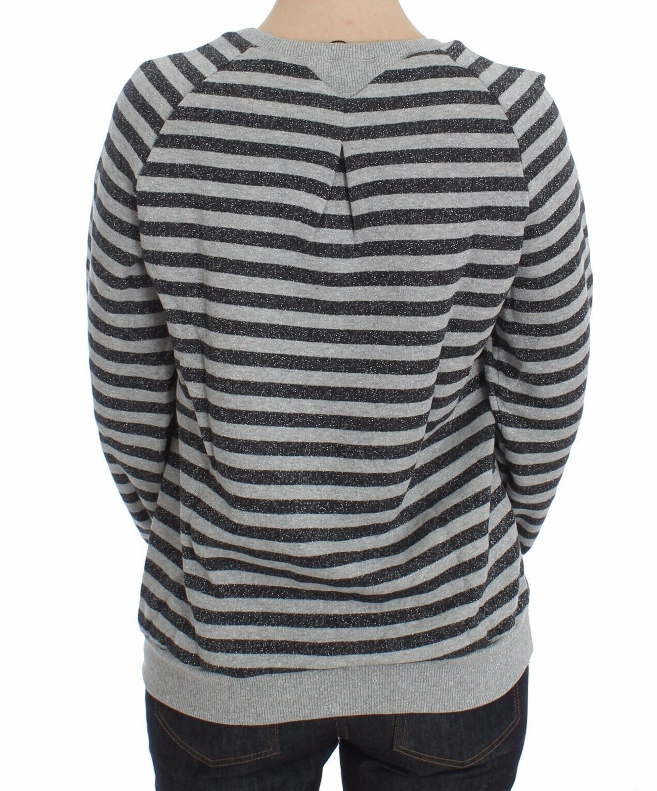 Striped Cotton Crewneck Women's Sweater - Exte - Modalova
