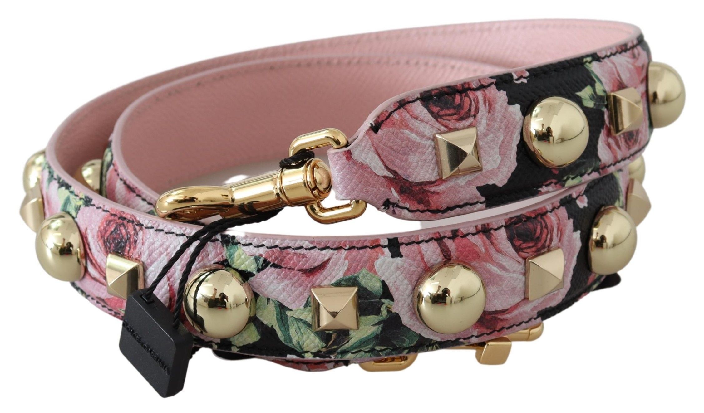 Floral Gold Studs Bag Accessory Shoulder Women's Strap - Dolce & Gabbana - Modalova