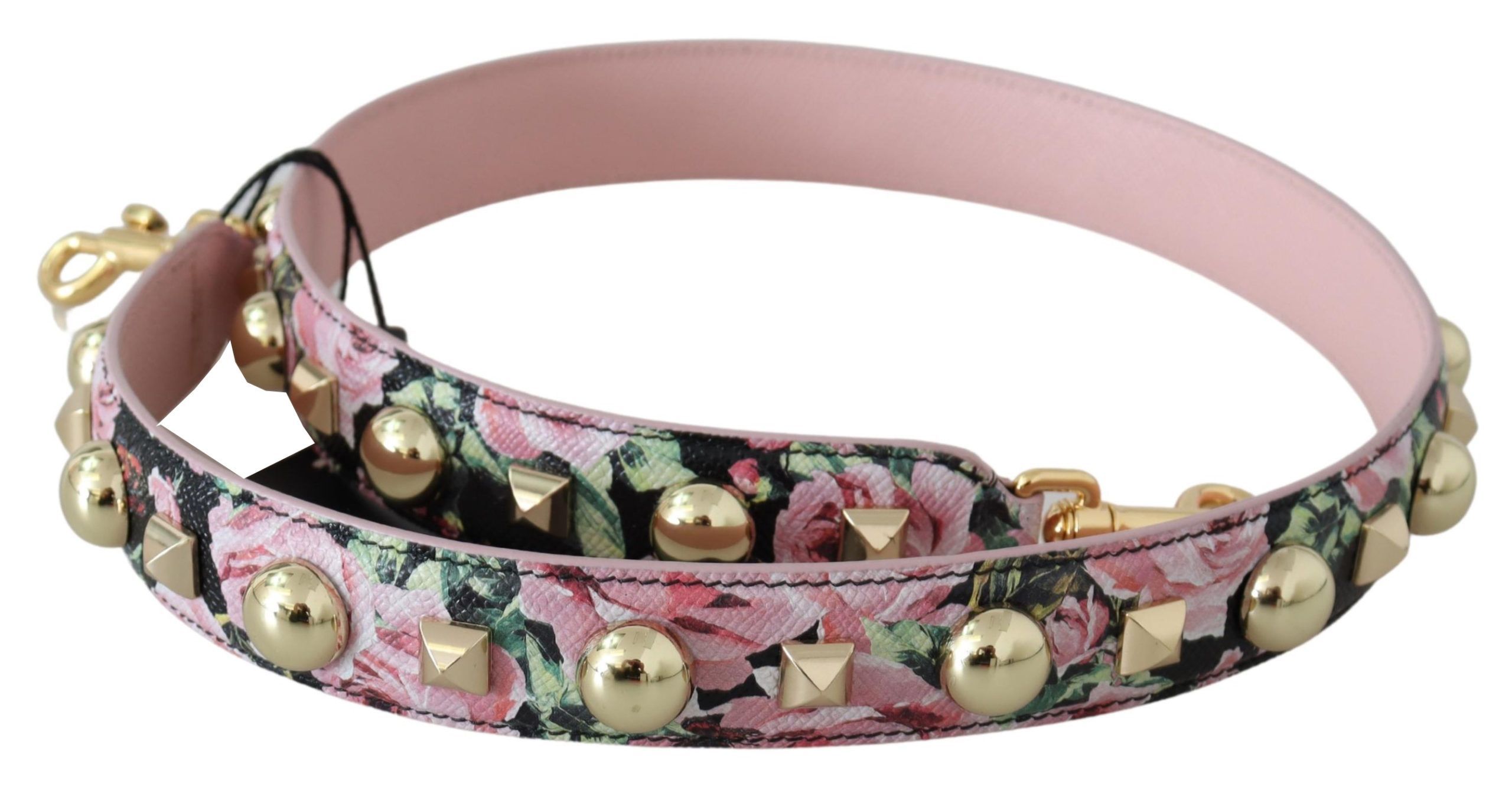 Floral Gold Studs Bag Accessory Shoulder Women's Strap - Dolce & Gabbana - Modalova
