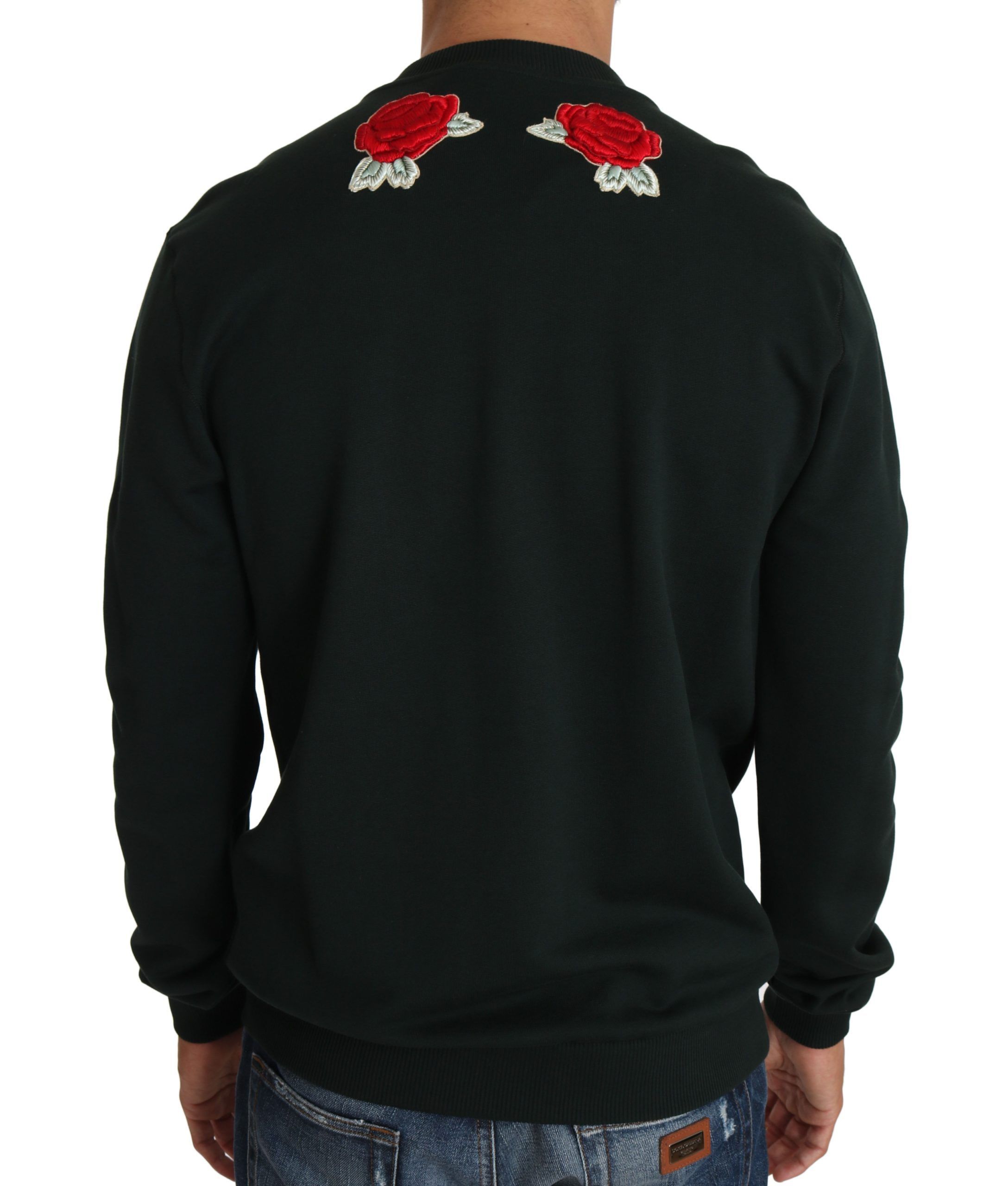Crystal Heart Roses Gun Men's Sweater - Dolce & Gabbana - Modalova