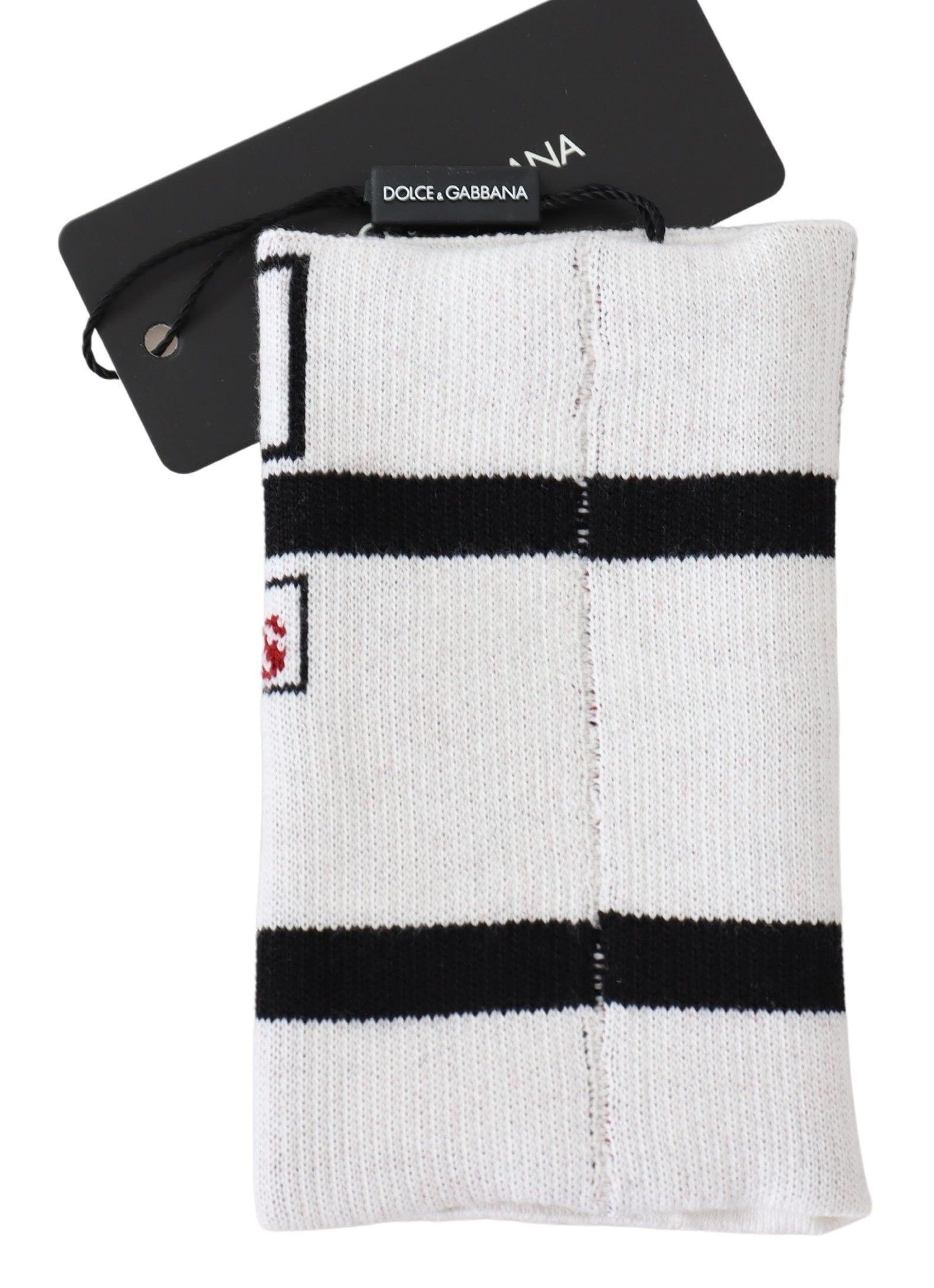 Wool Knit D&G Love Wristband Men's Wrap - Dolce & Gabbana - Modalova