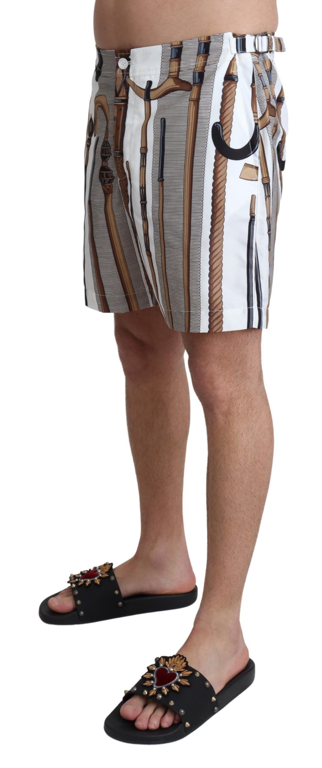 Walking Stick Beachwear Shorts Men's Swimshorts - Dolce & Gabbana - Modalova