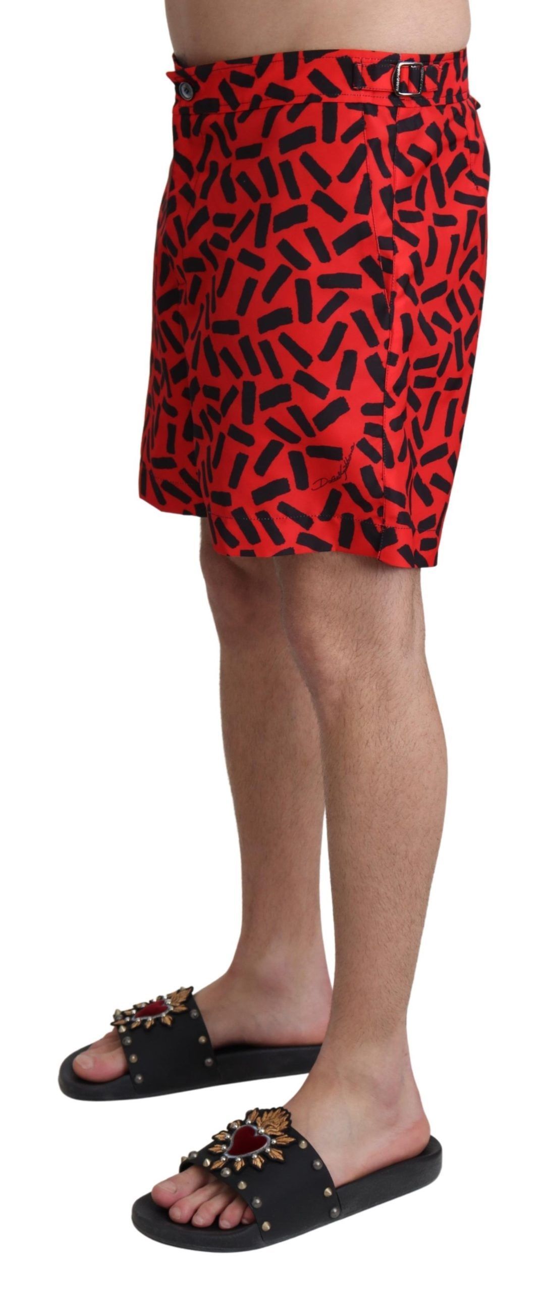 Patterned Beachwear Shorts Men's Swimwear - Dolce & Gabbana - Modalova