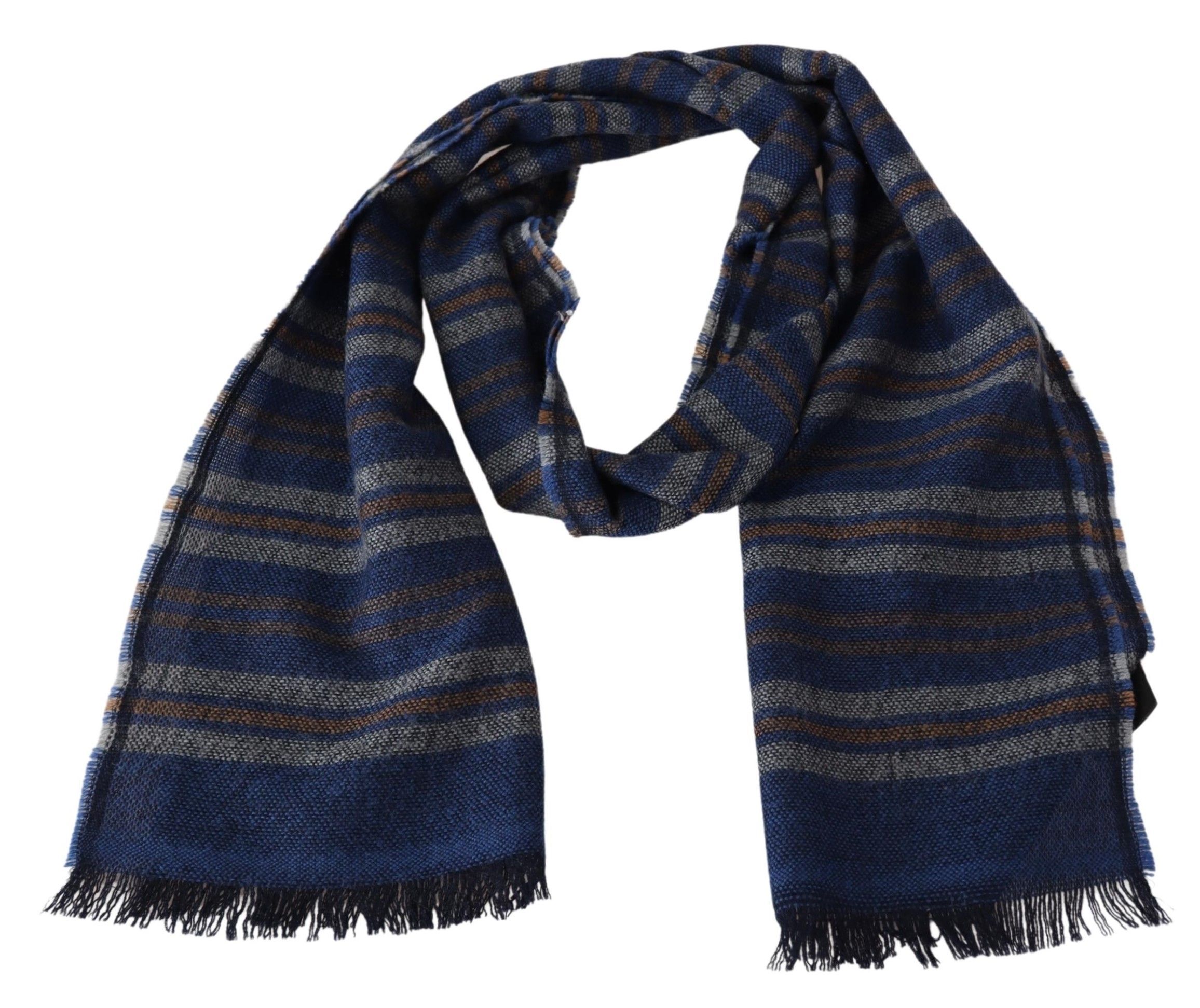 Wool Striped Unisex Neck Wrap Men's Shawl - Missoni - Modalova