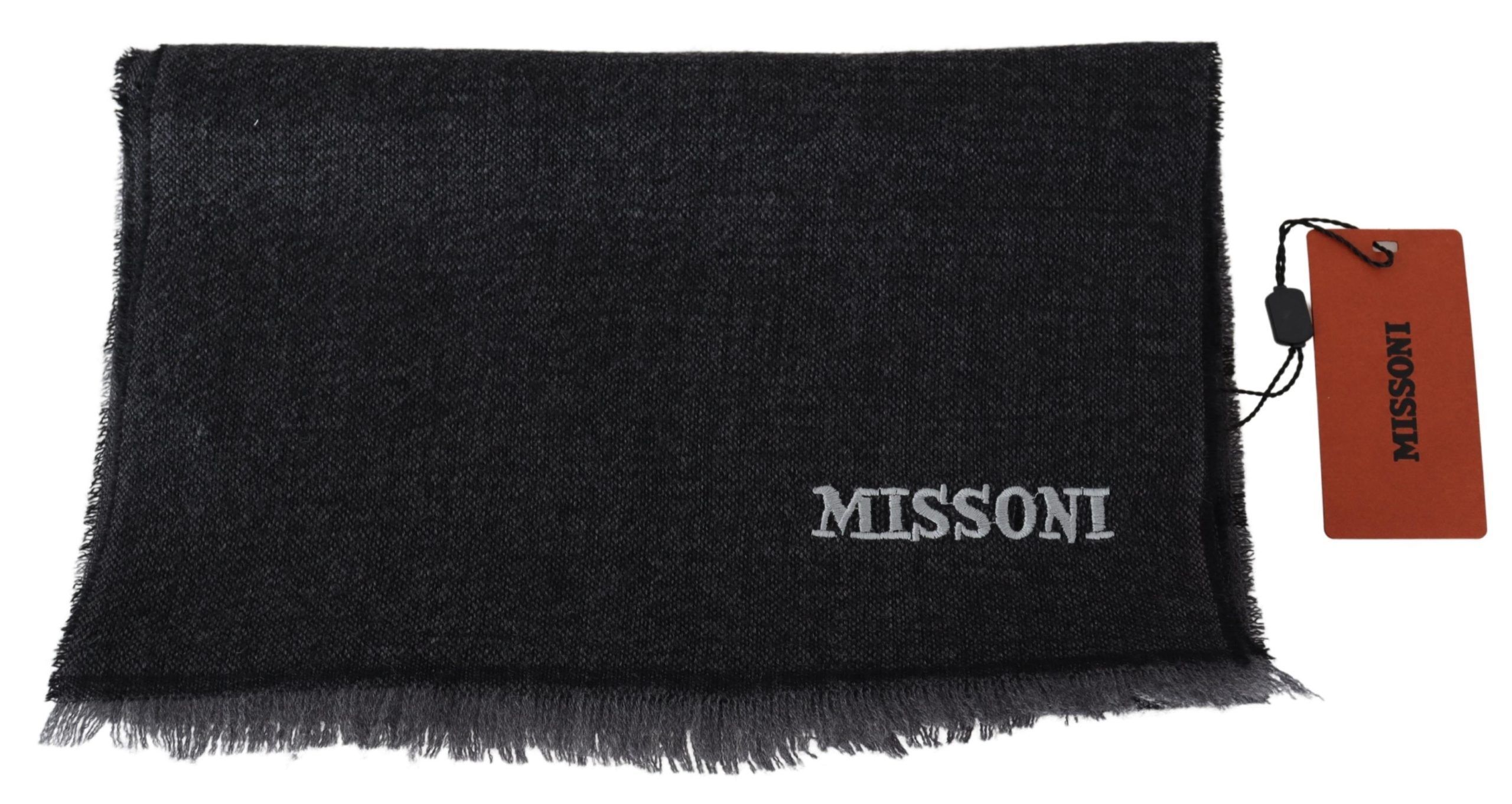 Striped Wool Unisex Neck Wrap Men's Scarf - Missoni - Modalova