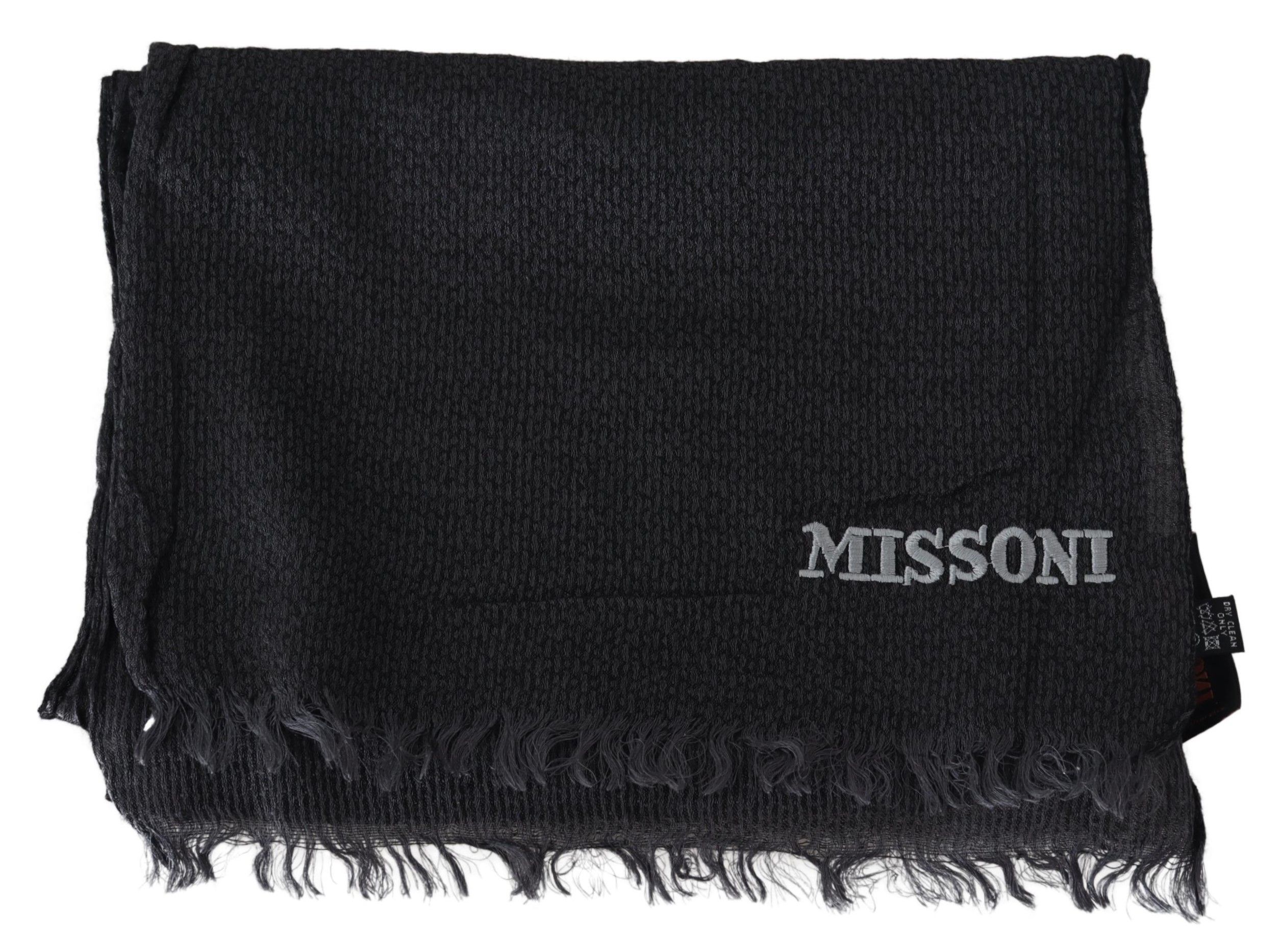 Wool Knit Unisex Neck Wrap Men's Scarf - Missoni - Modalova