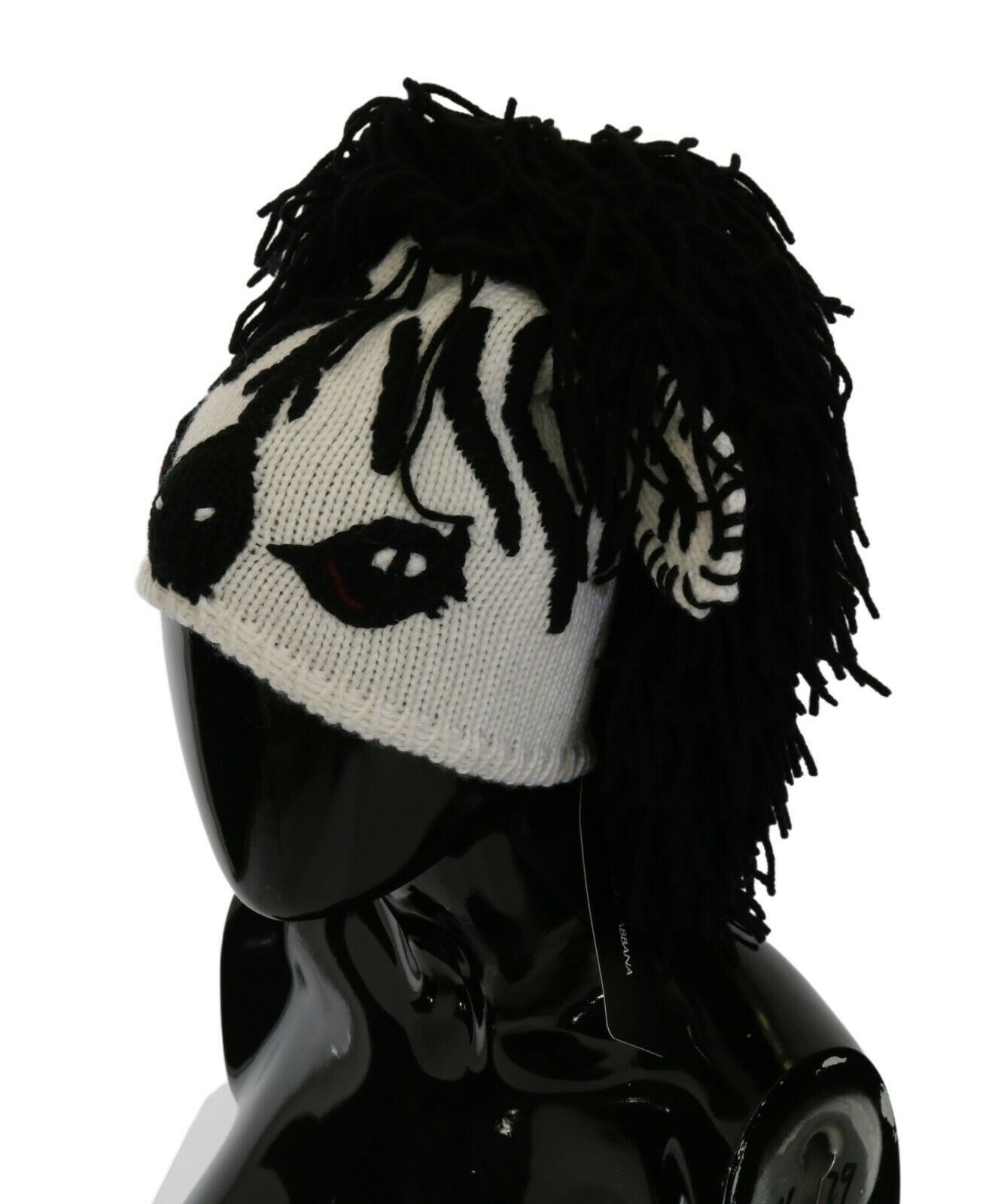Knitted Cashmere Animal Design Women's Hat - Dolce & Gabbana - Modalova