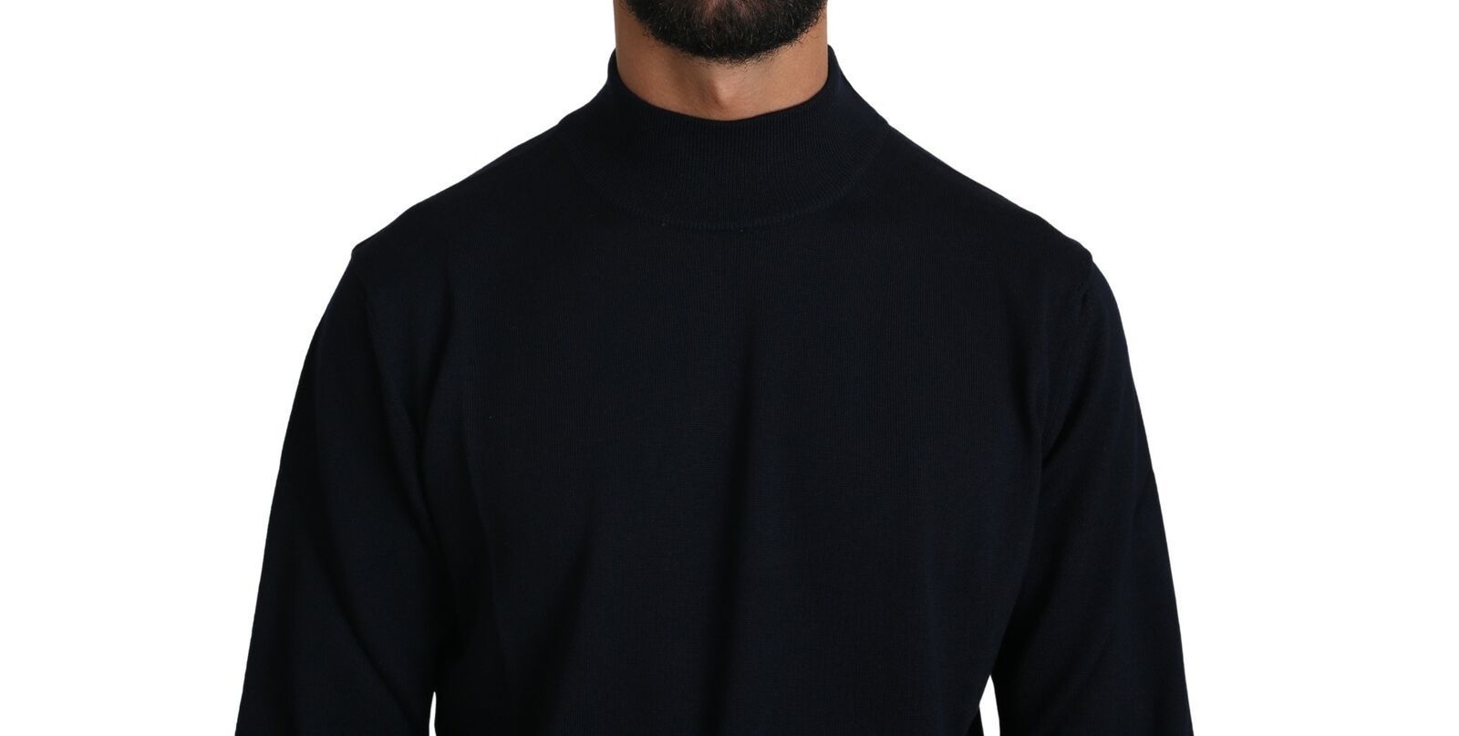 Dark Crewneck Pullover 100% Wool Men's Sweater - MILA SCHÖN - Modalova