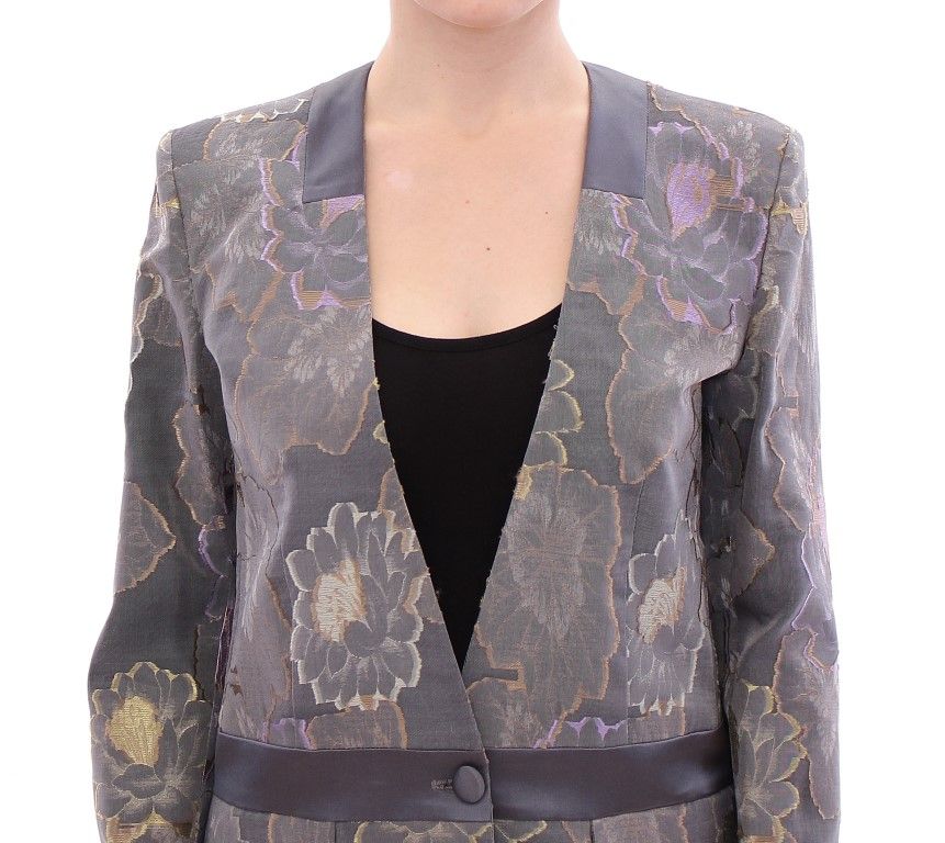 Silk Floral Cotton Women's Blazer - Roberto Fragata - Modalova
