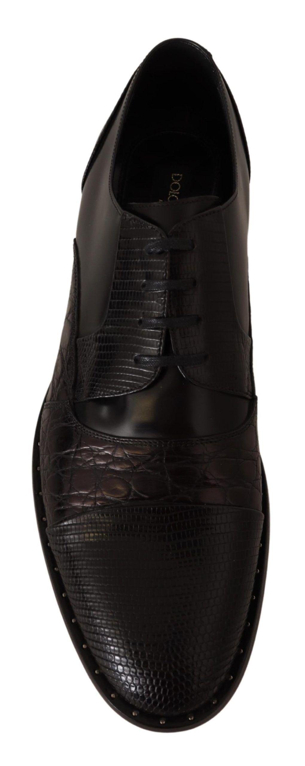 Leather Exotic Skins Formal Men's Shoes - Dolce & Gabbana - Modalova
