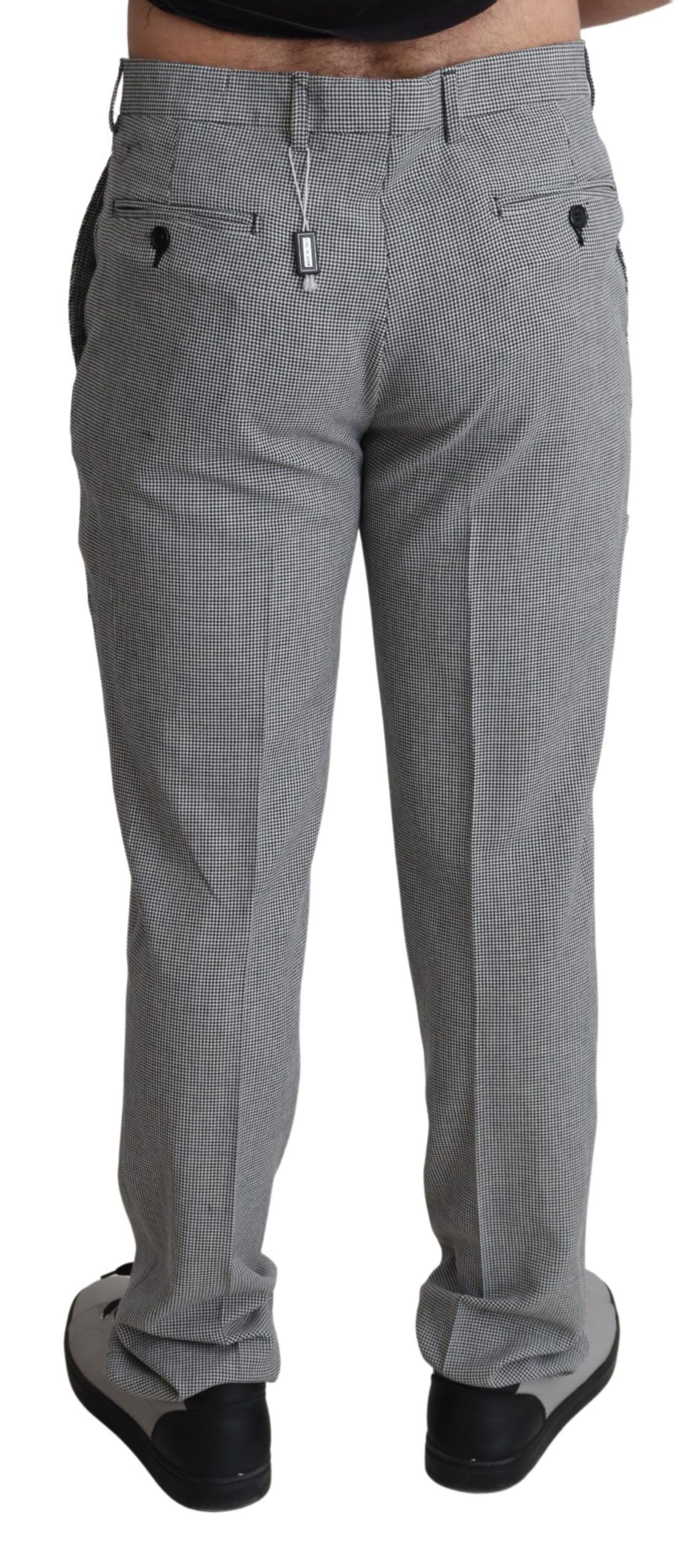 Wool Checkered Dress Men Formal Trouser Men's Pants - BENCIVENGA - Modalova