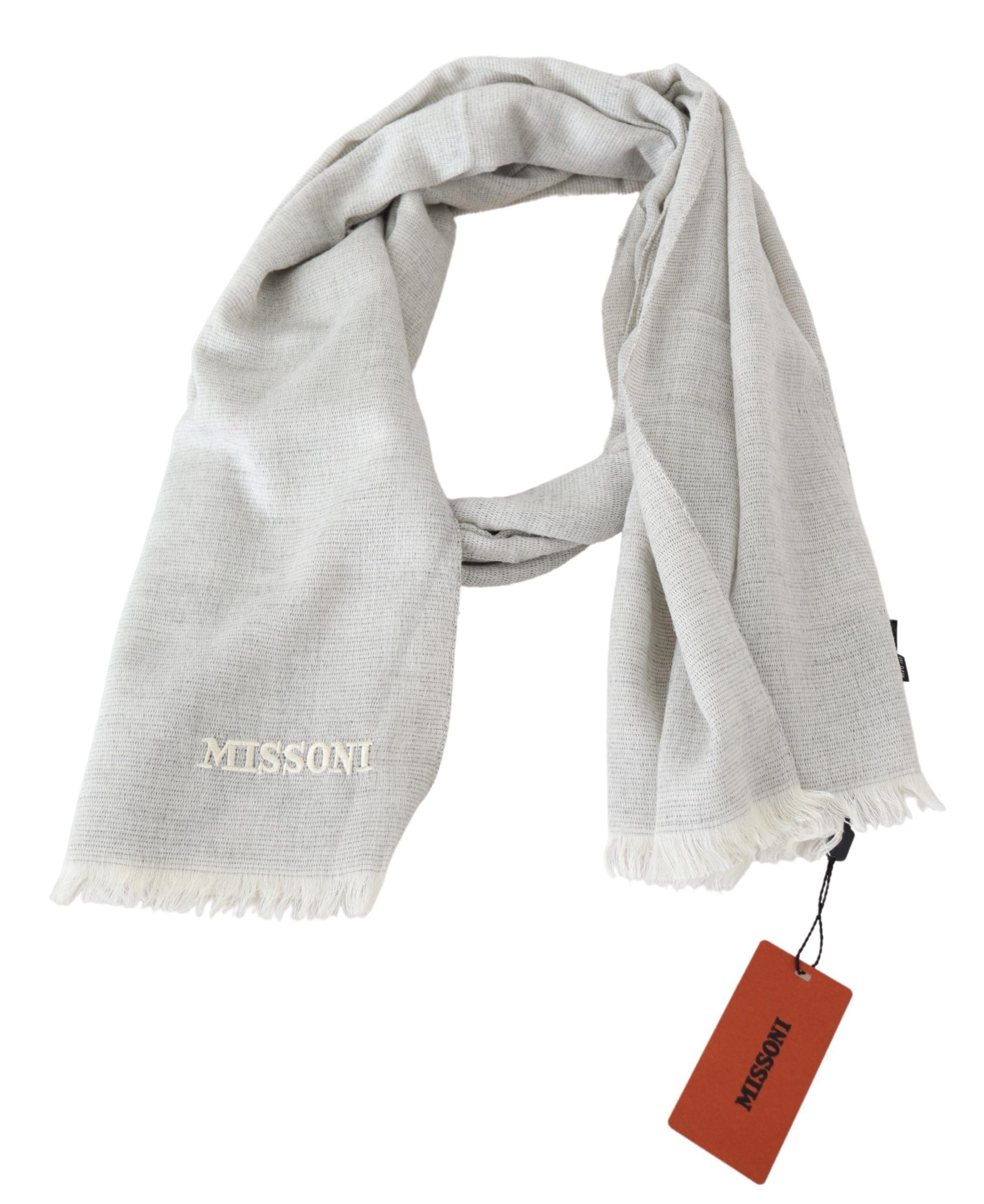 Wool Knit Unisex Neck Wrap Men's Scarf - Missoni - Modalova