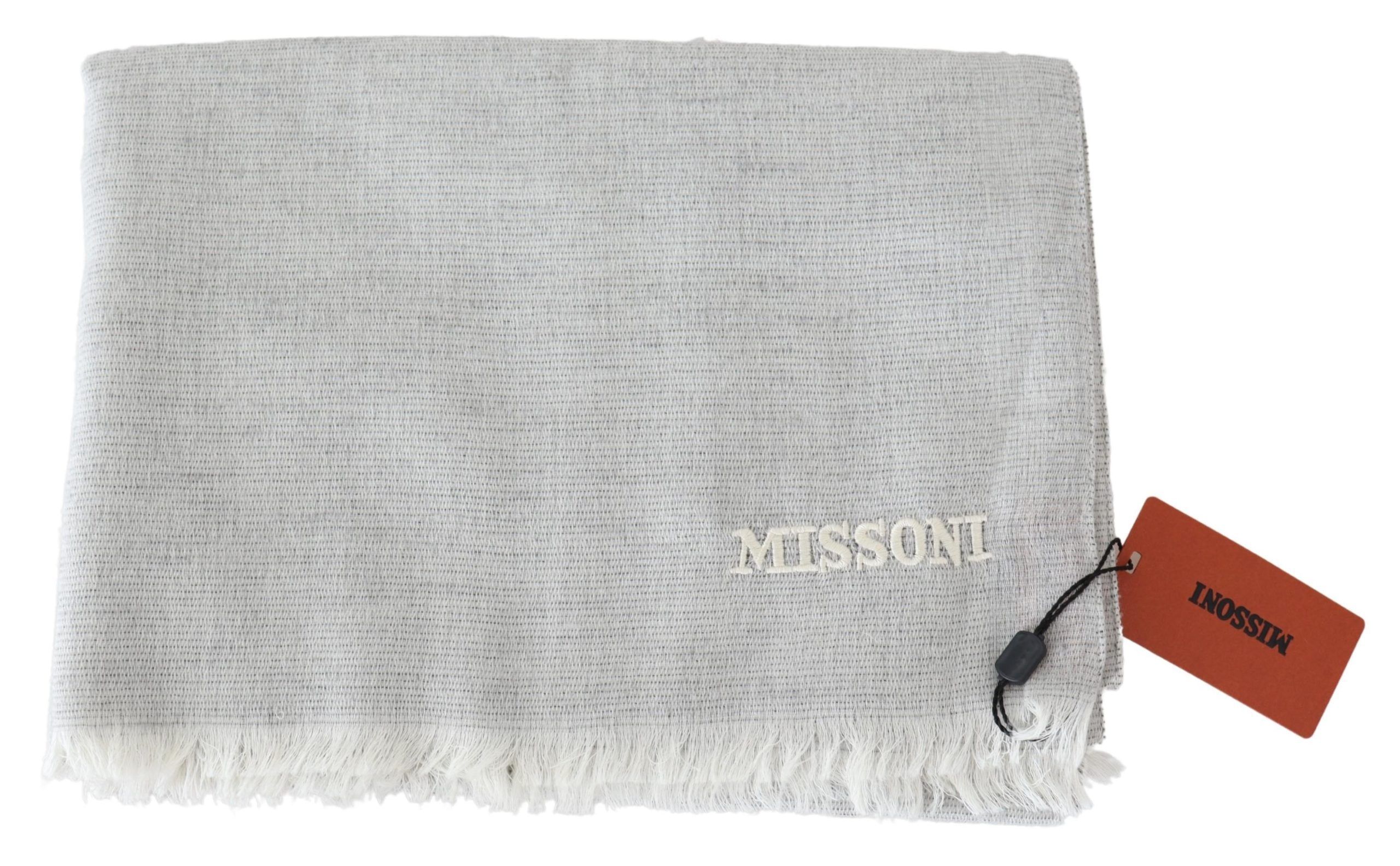 Wool Knit Unisex Neck Wrap Men's Scarf - Missoni - Modalova