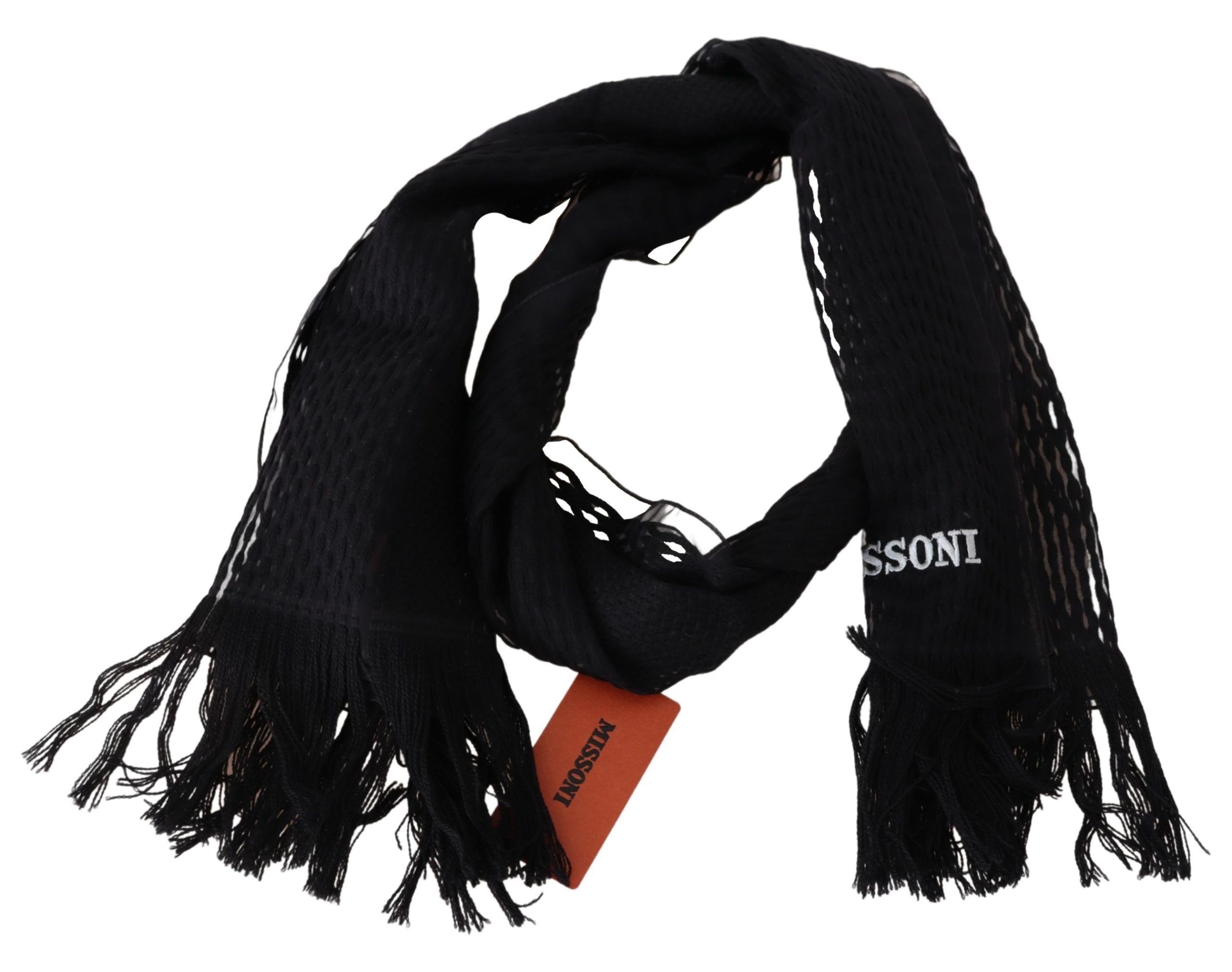 Wool Unisex Neck Warmer Wrap Men's Scarf - Missoni - Modalova