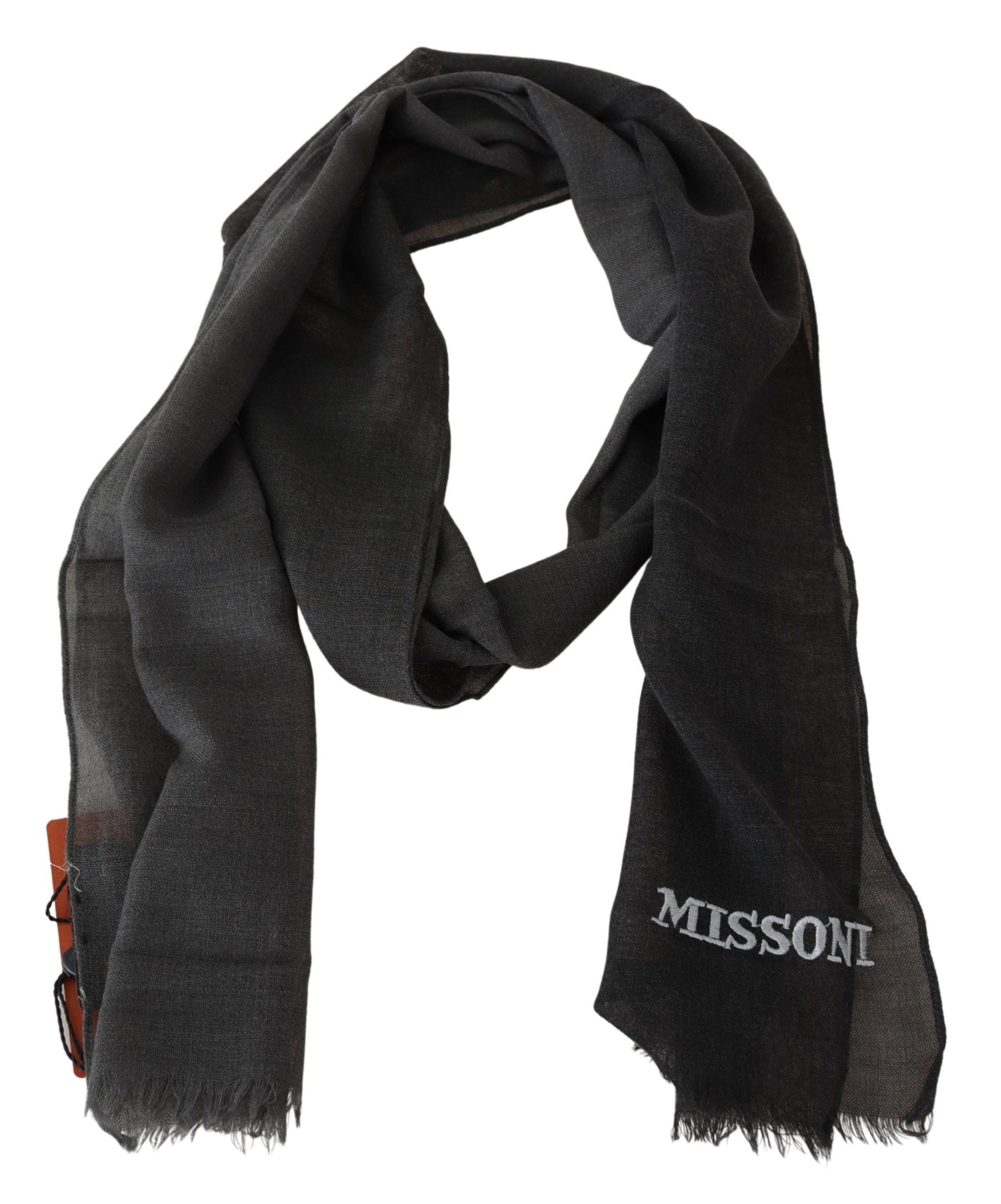 Wool Unisex Neck Wrap Men's Scarf - Missoni - Modalova