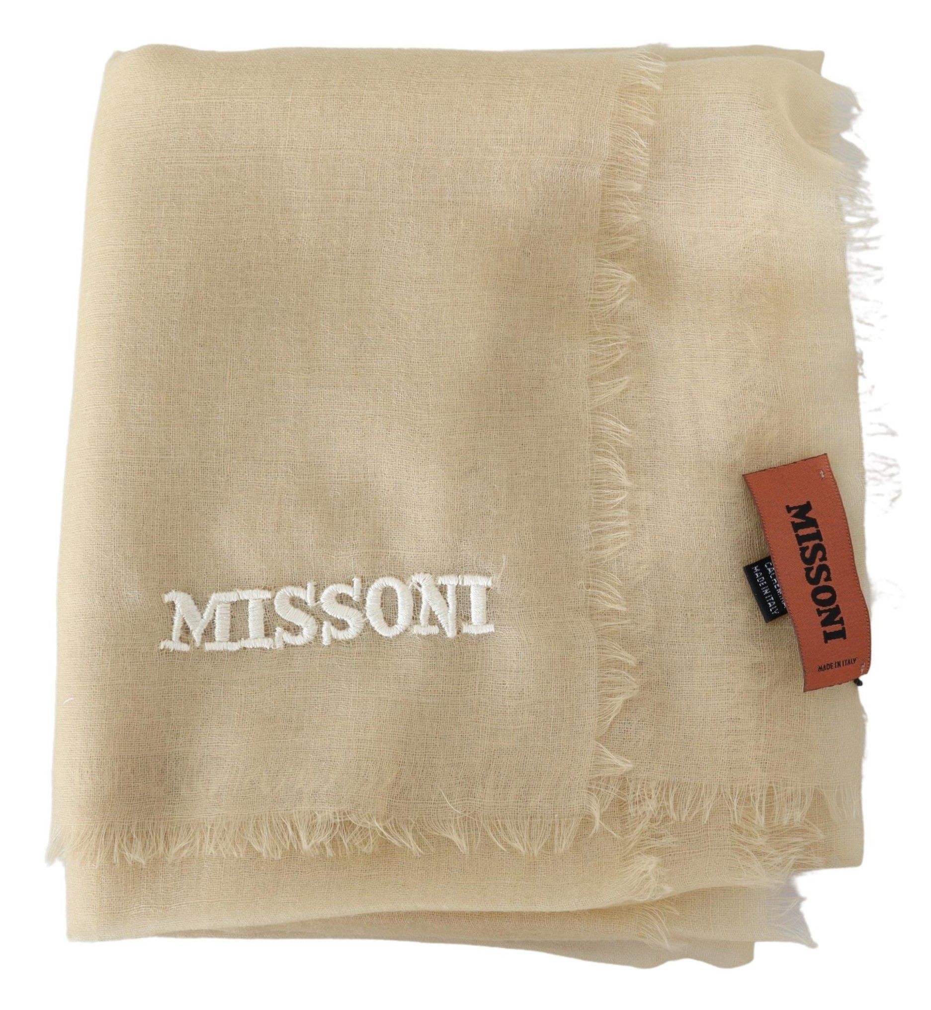 Cashmere Unisex Neck Men's Scarf - Missoni - Modalova