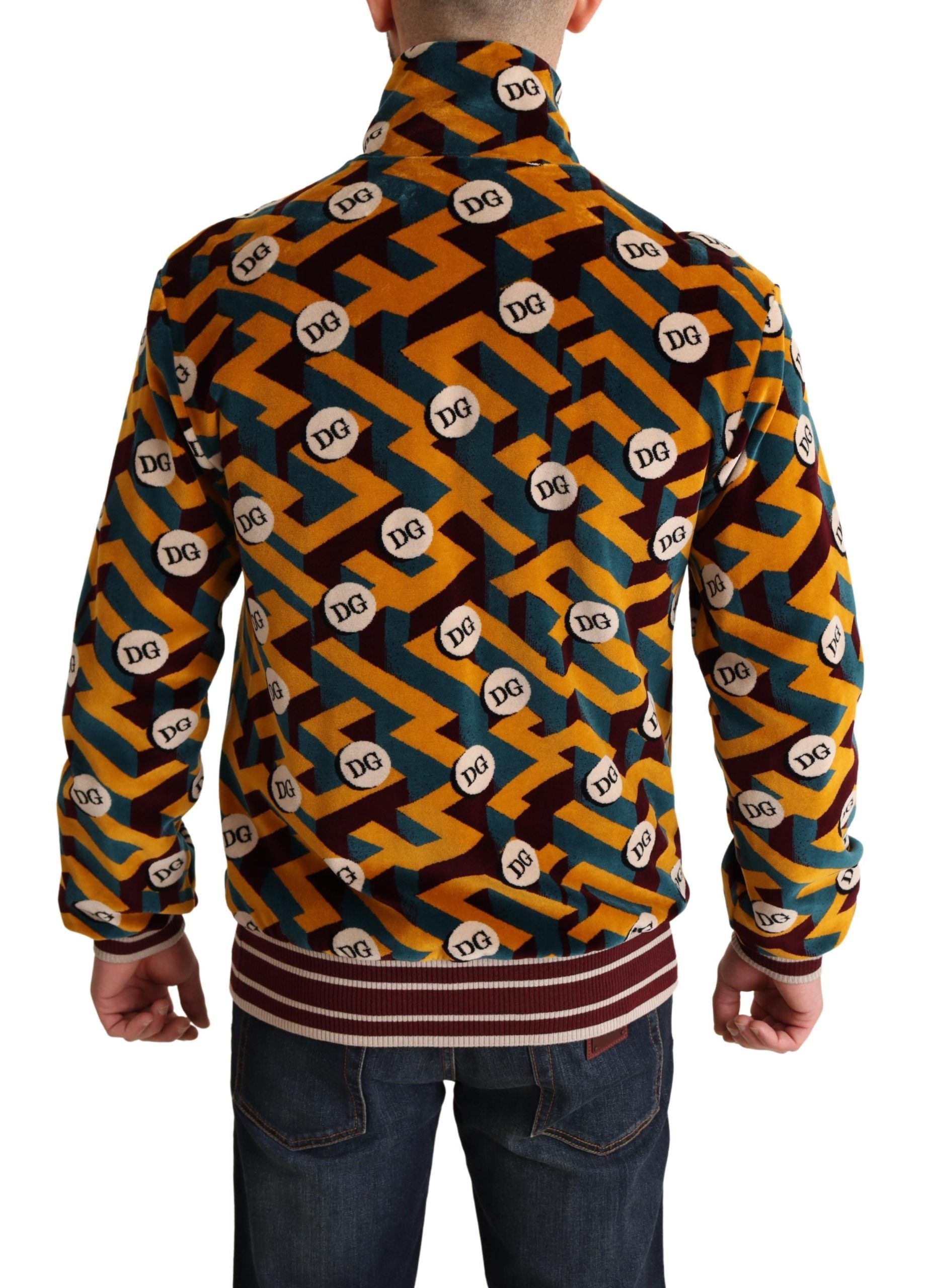 Velvet DG Logo Mens Sweater Men's Jacket - Dolce & Gabbana - Modalova