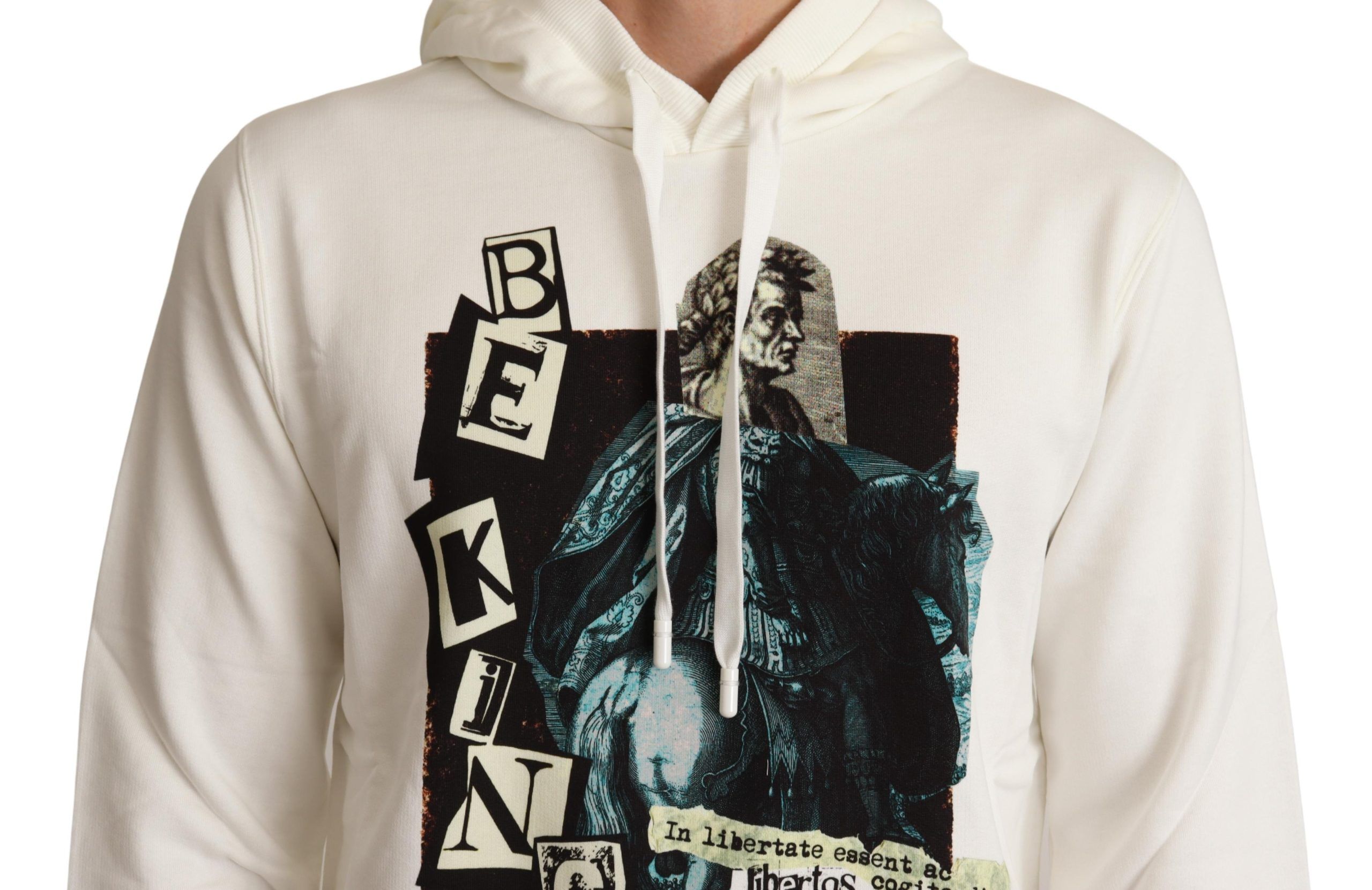 King Ceasar Cotton Hooded Men's Sweater - Dolce & Gabbana - Modalova