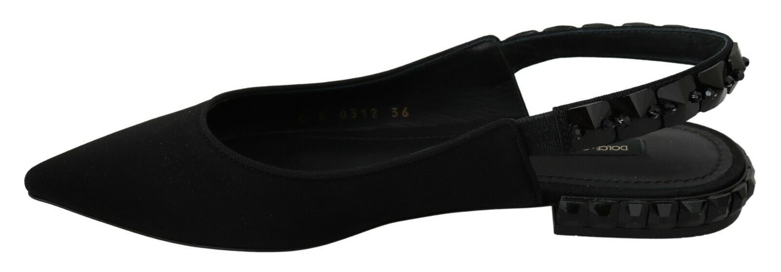 Flats Slingback Charmeuse Women's Shoes - Dolce & Gabbana - Modalova