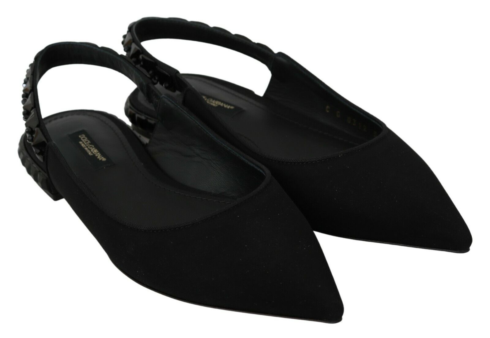 Flats Slingback Charmeuse Women's Shoes - Dolce & Gabbana - Modalova