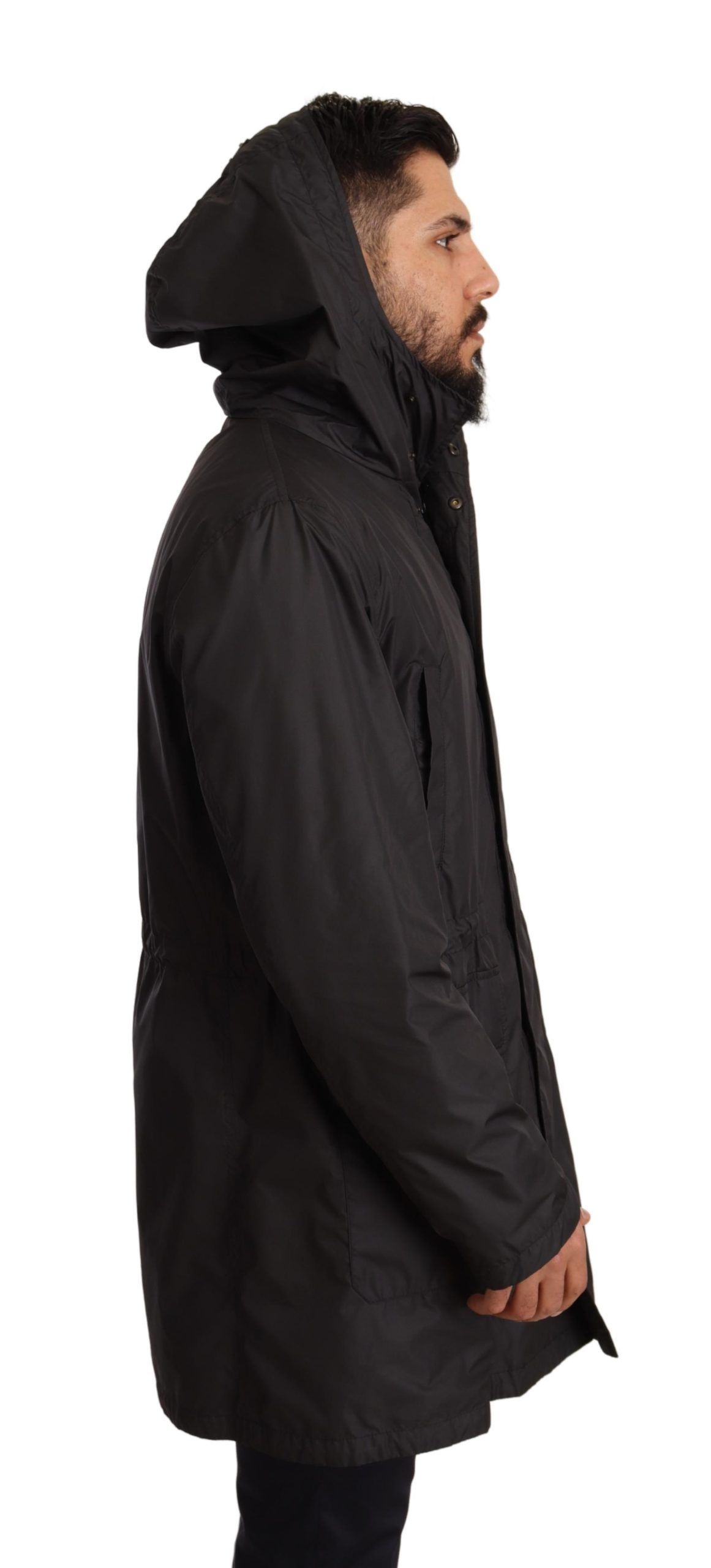 Hooded Mens Trench Coat Men's Jacket - Dolce & Gabbana - Modalova
