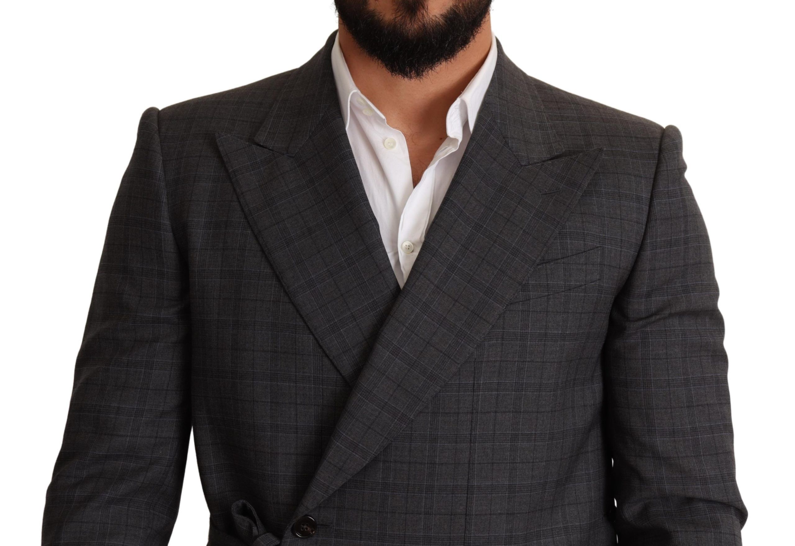 Check Wool Slim Fit Blazer Men's Jacket - Dolce & Gabbana - Modalova