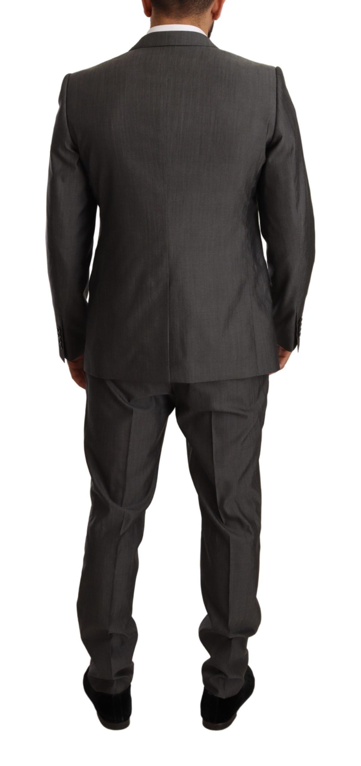 Metallic MARTINI Slim Fit Set Men's Suit - Dolce & Gabbana - Modalova