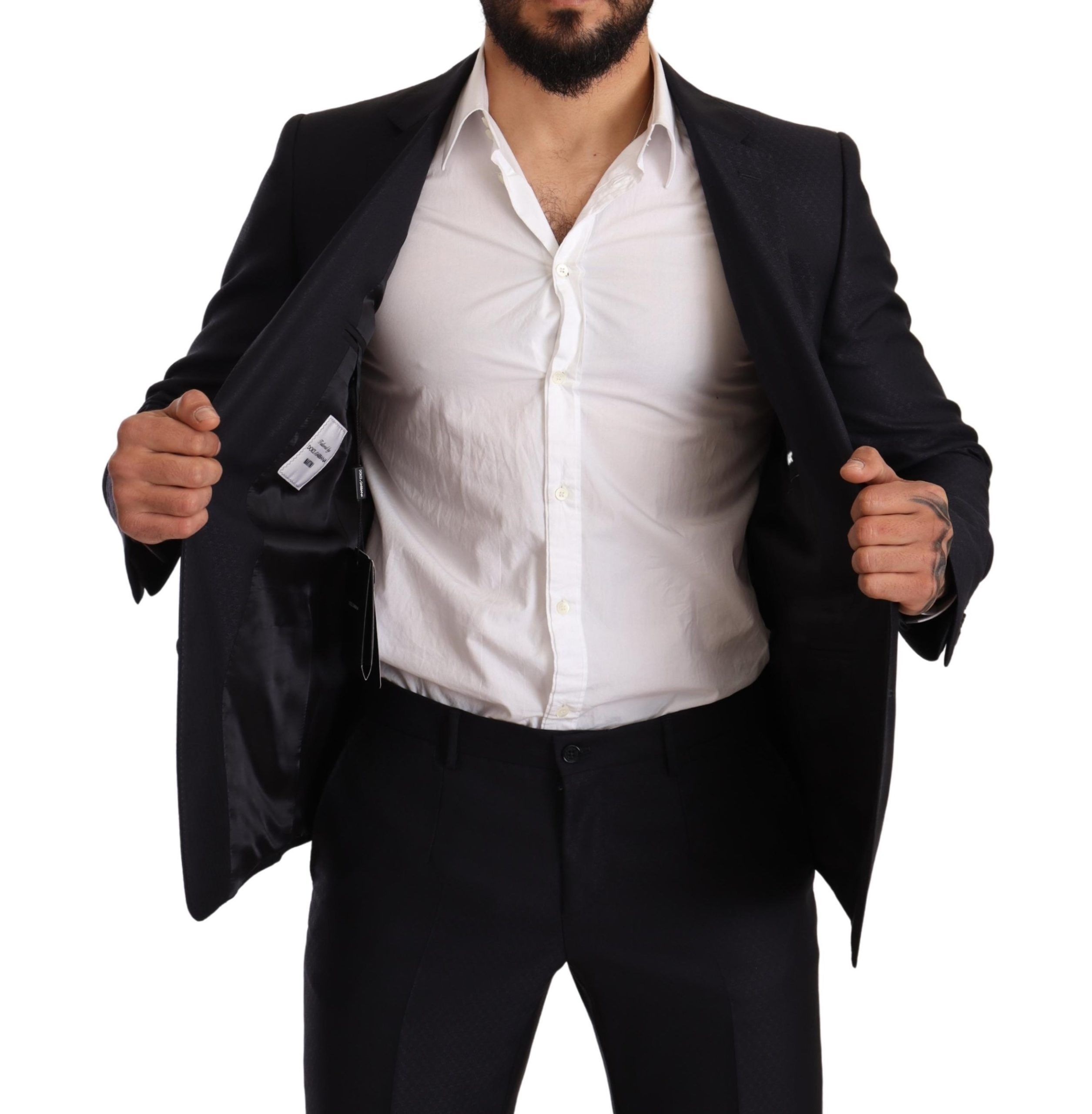 Pattern MARTINI SLIM FIT 2 Piece Men's Suit - Dolce & Gabbana - Modalova
