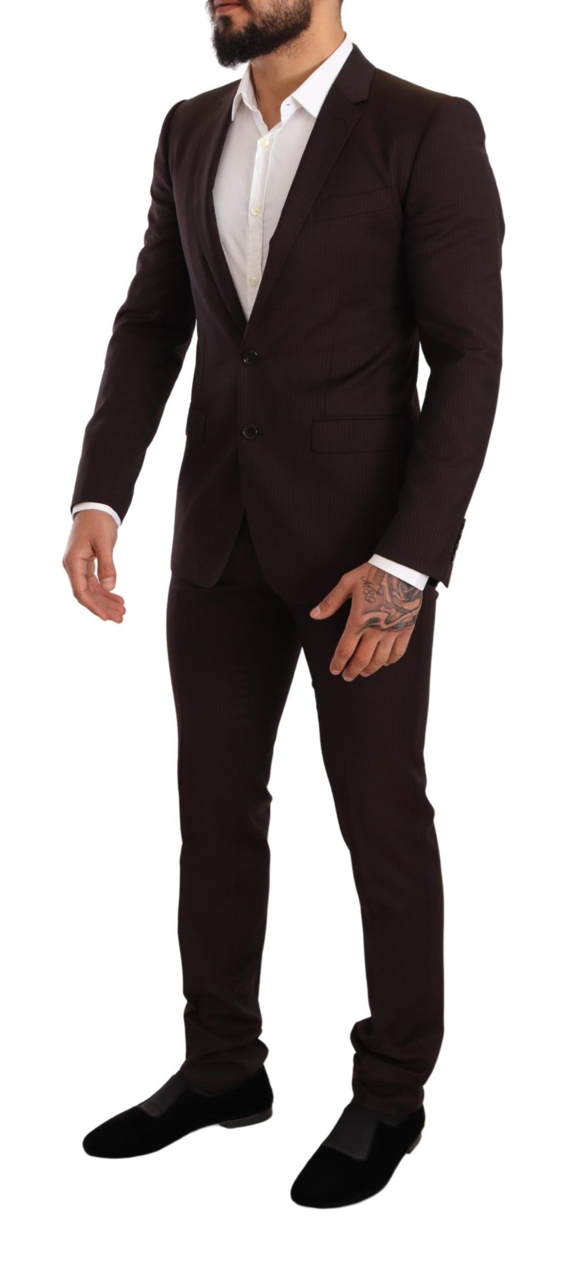 Wool MARTINI Slim Fit Men's Suit - Dolce & Gabbana - Modalova
