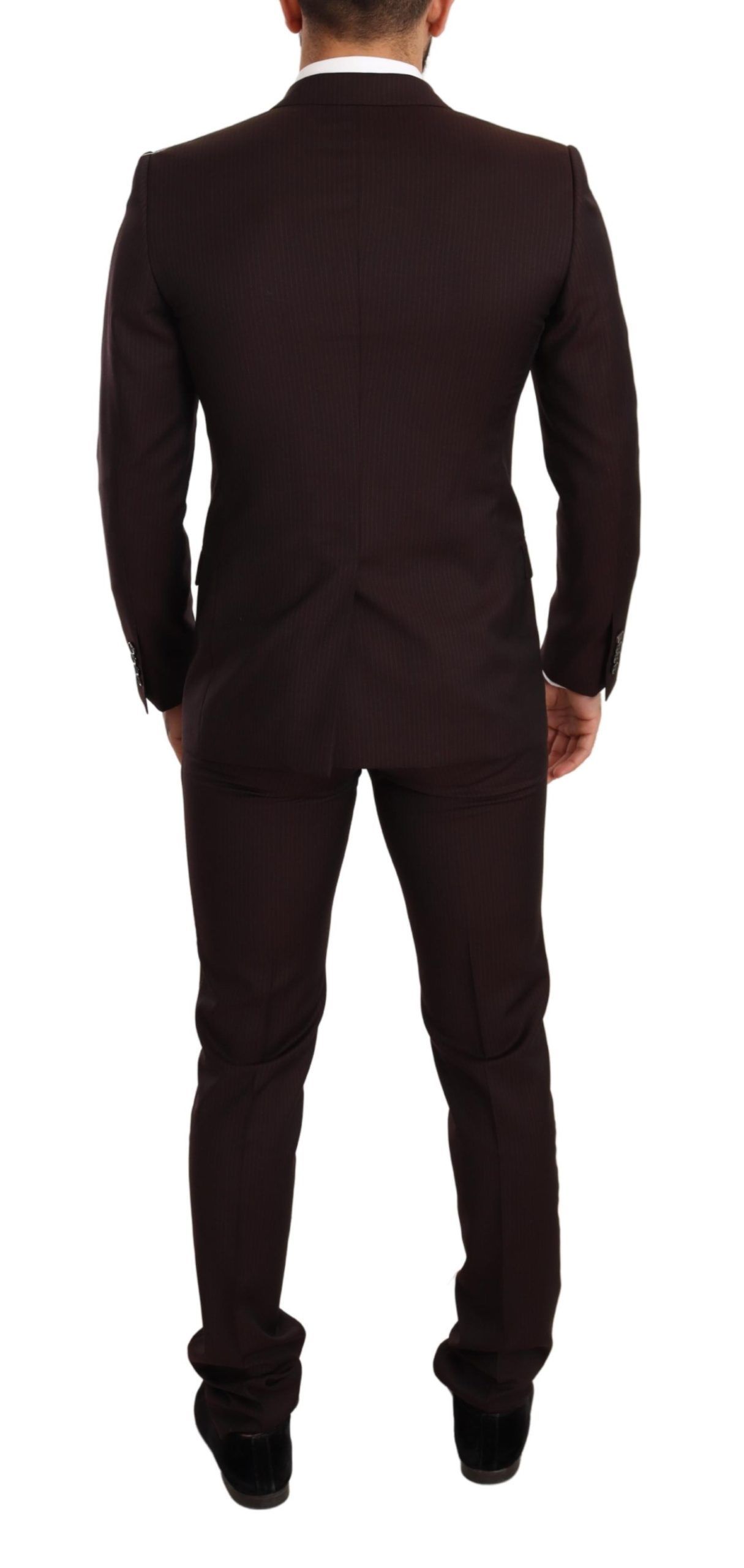 Wool MARTINI Slim Fit Men's Suit - Dolce & Gabbana - Modalova