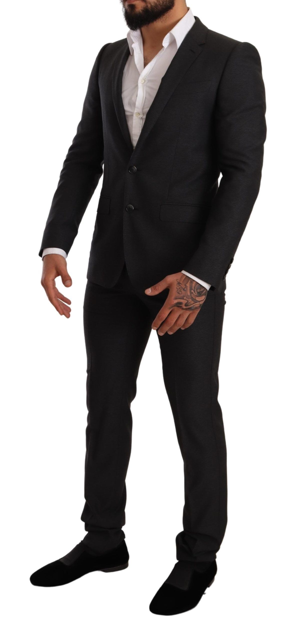 Wool MARTINI Slim Fit Set Men's Suit - Dolce & Gabbana - Modalova