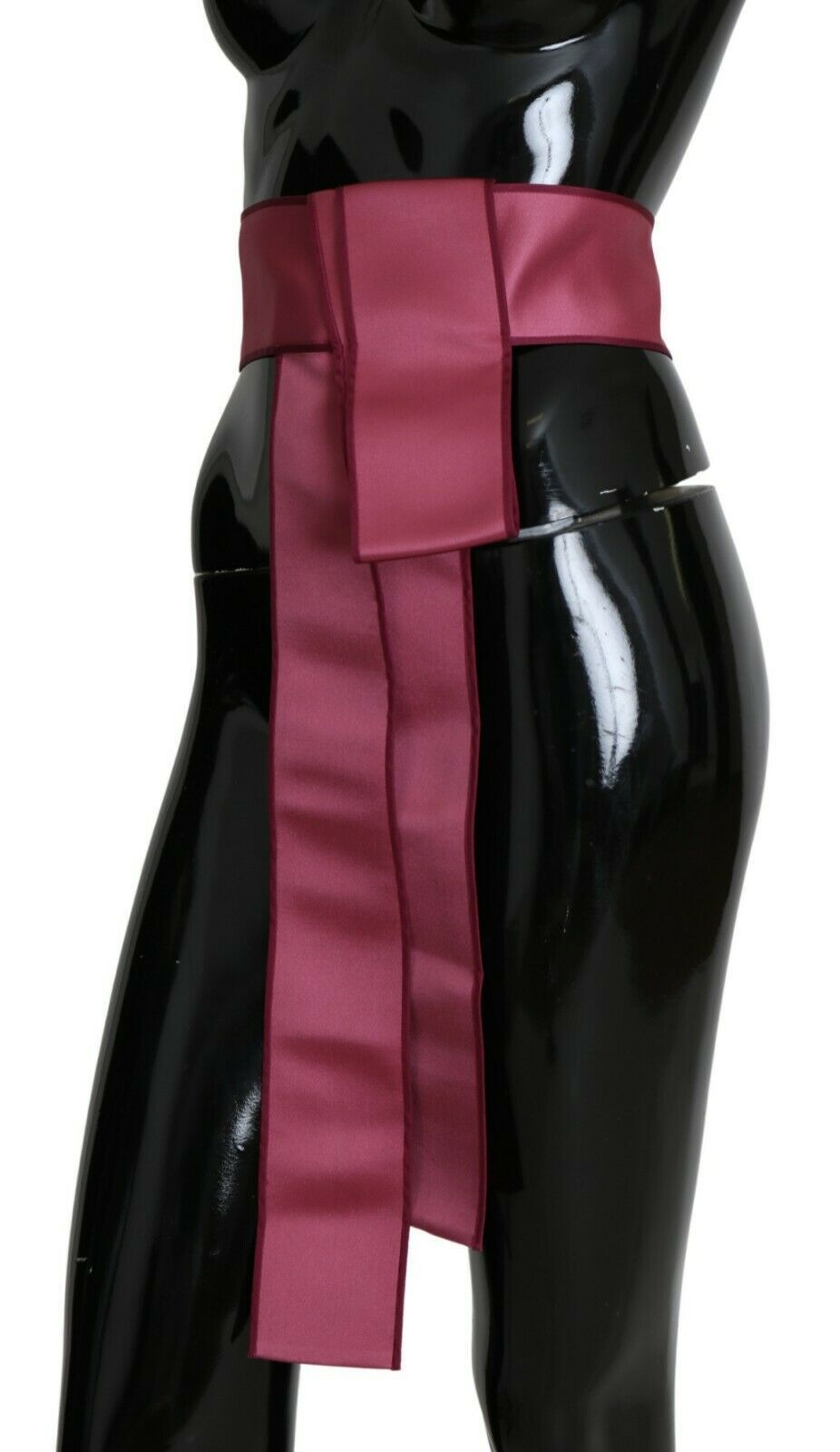 Silk 3 Button Closure Wide Waist Women's Belt - Dolce & Gabbana - Modalova