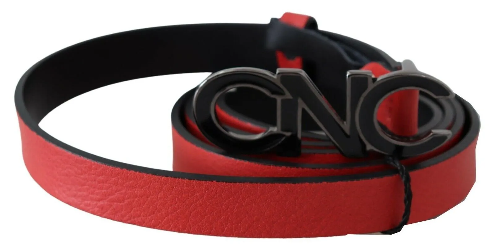 Reversible Leather Logo Women's Belt - Costume National - Modalova