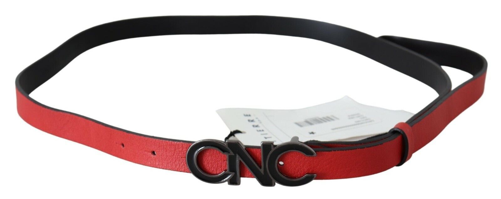 Reversible Leather Logo Women's Belt - Costume National - Modalova