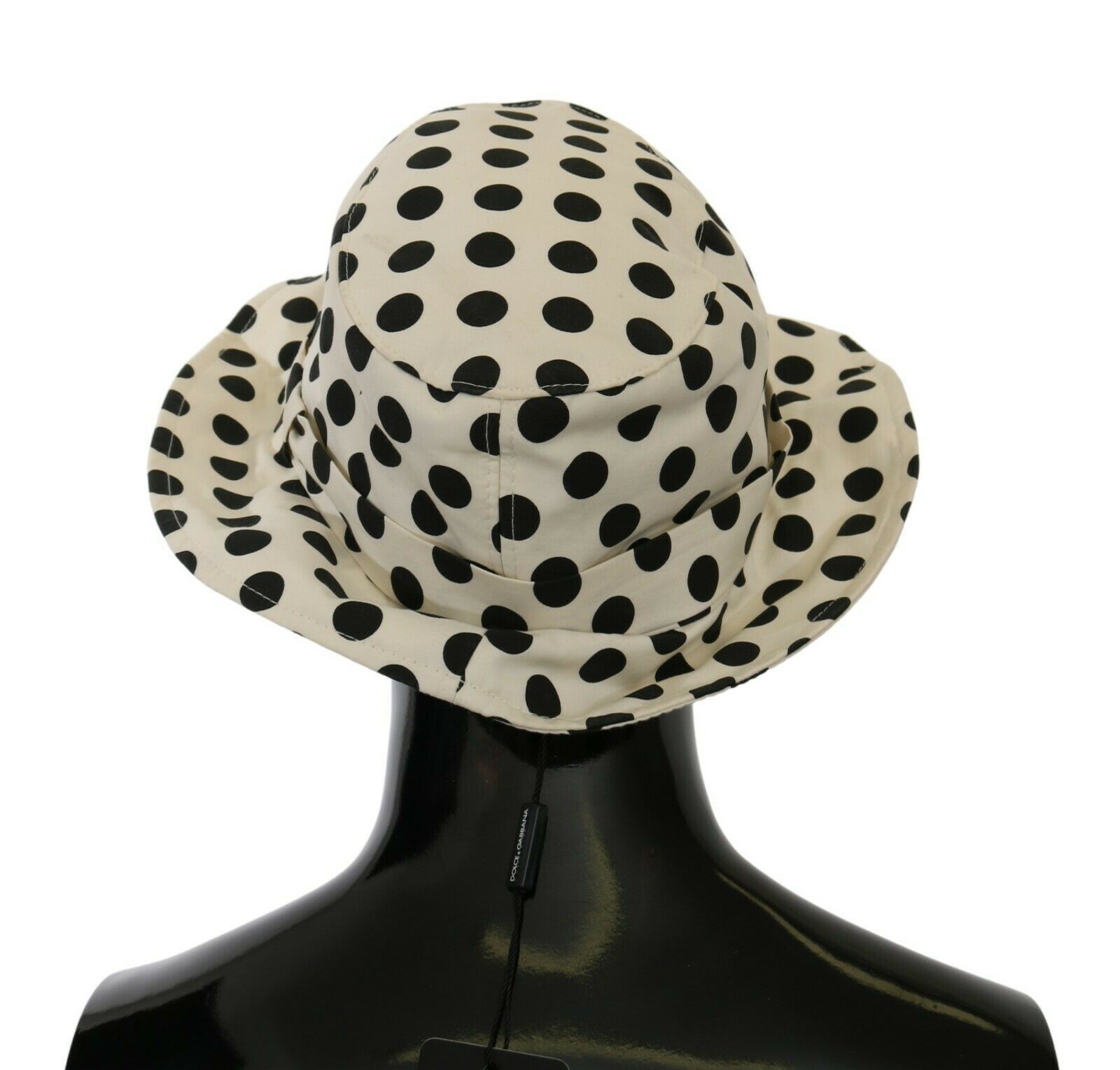 Cotton Polka Dot Design Trilby Women's Hat - Dolce & Gabbana - Modalova