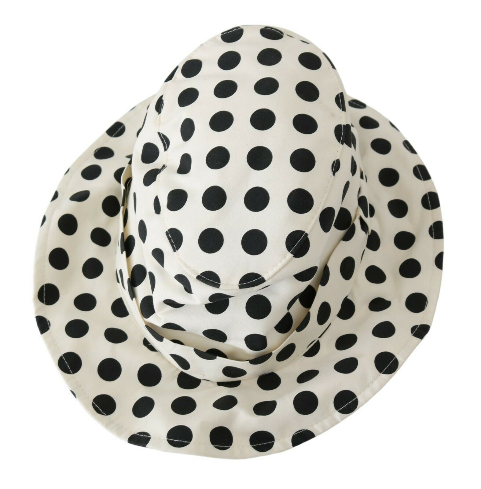 Cotton Polka Dot Design Trilby Women's Hat - Dolce & Gabbana - Modalova