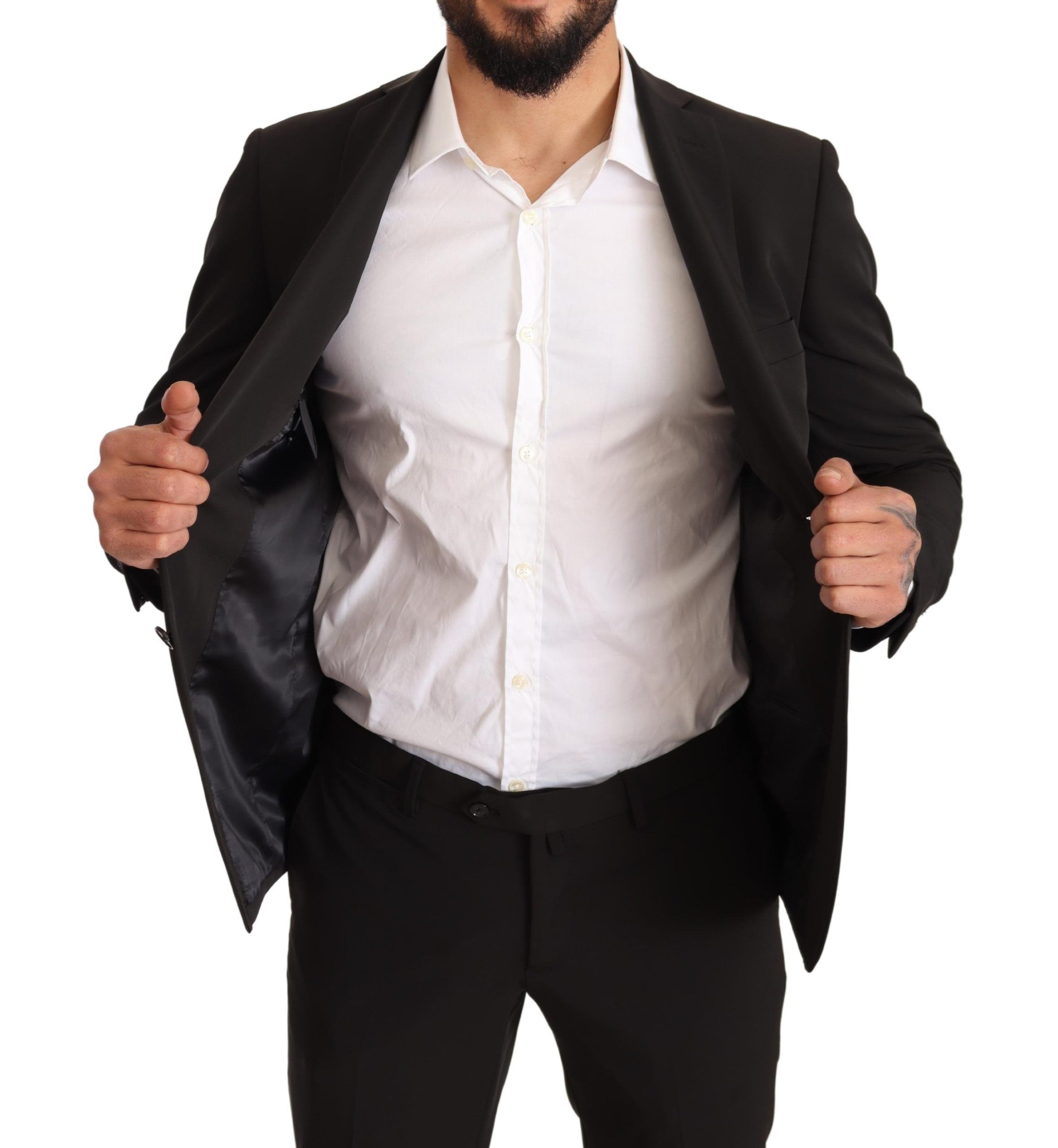 Polyester Slim 2 Piece Set TAGLIENTE Men's Suit - Domenico Tagliente - Modalova
